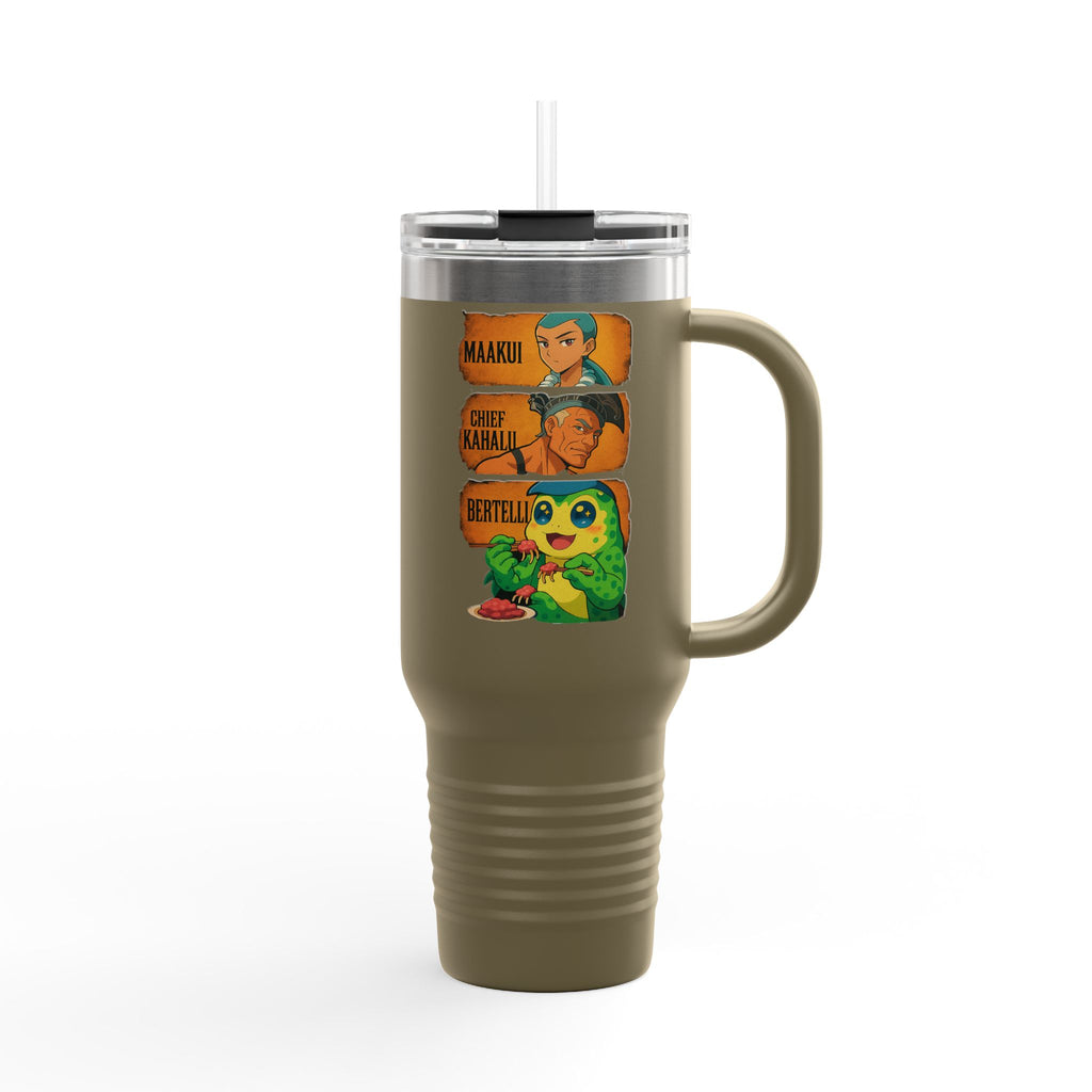 Insulated Travel Mug with Anime Vibes, Perfect for Adventurers, Coffee Lovers, Gifts for Friends, Travel Accessories, Eco-Friendly Drinkware