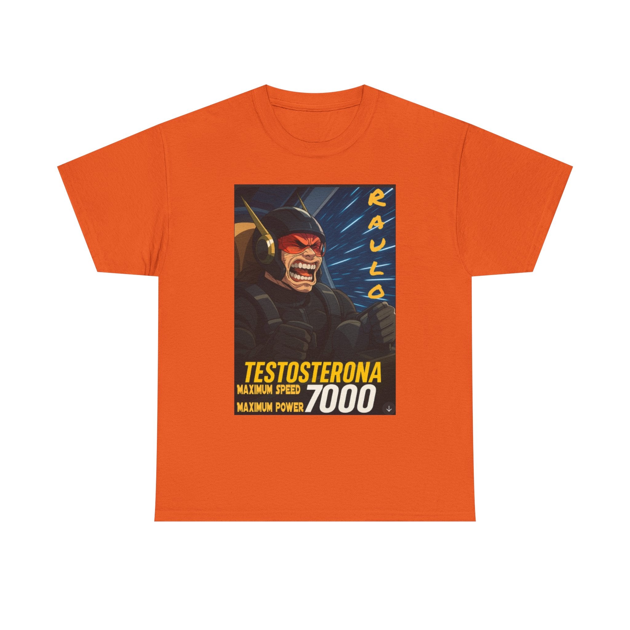 Sci-Fi Anime Raulo Testosterona Tee, Da Guv Book Fan Shirt, Unisex Cotton Top, Gift for Sci-Fi Lovers, Tee for Anime Enthusiasts