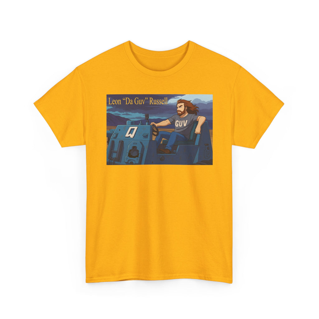Sci-Fi Tank Driver Unisex Tee, Leon 'Da Guv' Russell, 'Da Guv' Book Fan Apparel, Graphic Tee, Cosplay Shirt, Pop Culture Tee