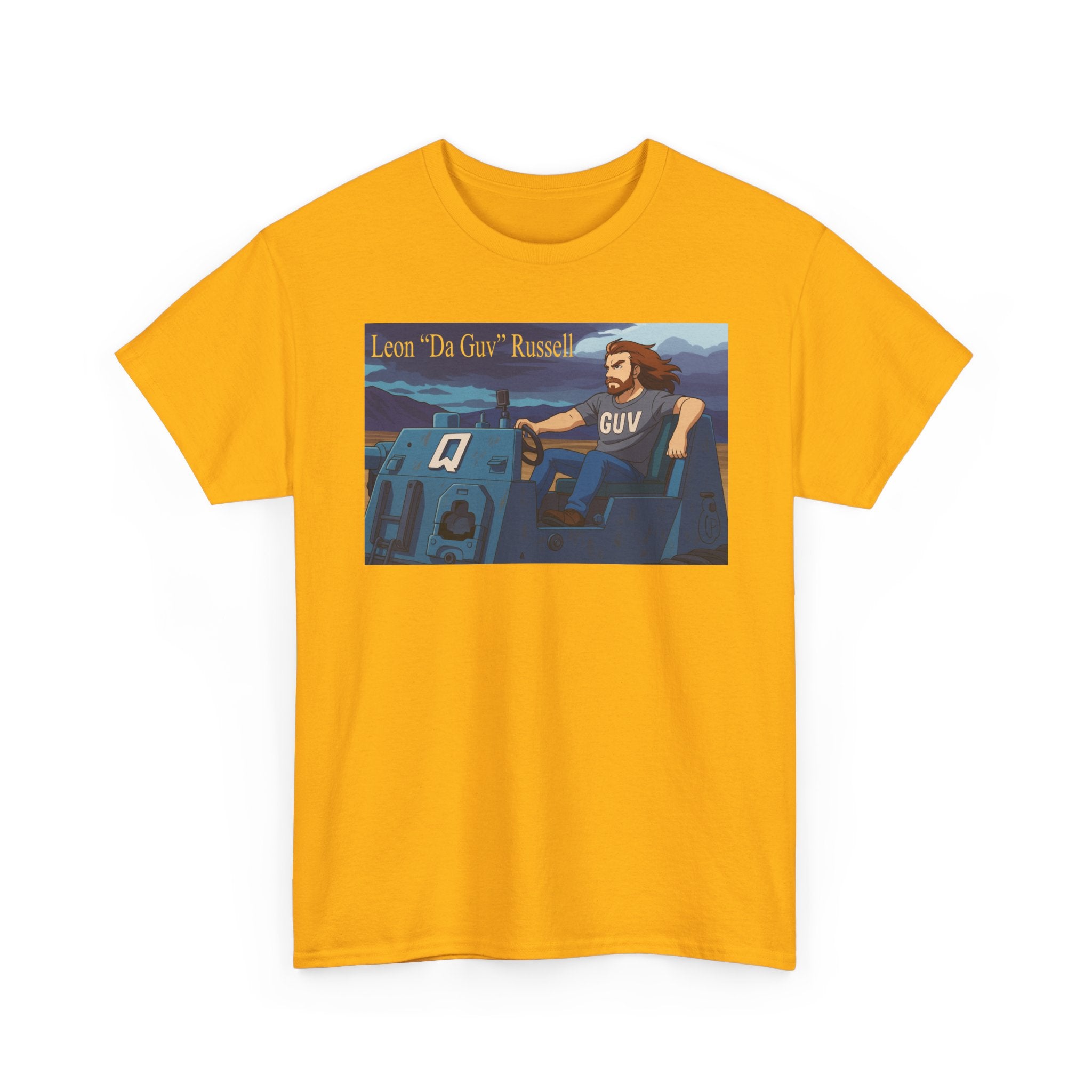 Sci-Fi Tank Driver Unisex Tee, Leon 'Da Guv' Russell, 'Da Guv' Book Fan Apparel, Graphic Tee, Cosplay Shirt, Pop Culture Tee