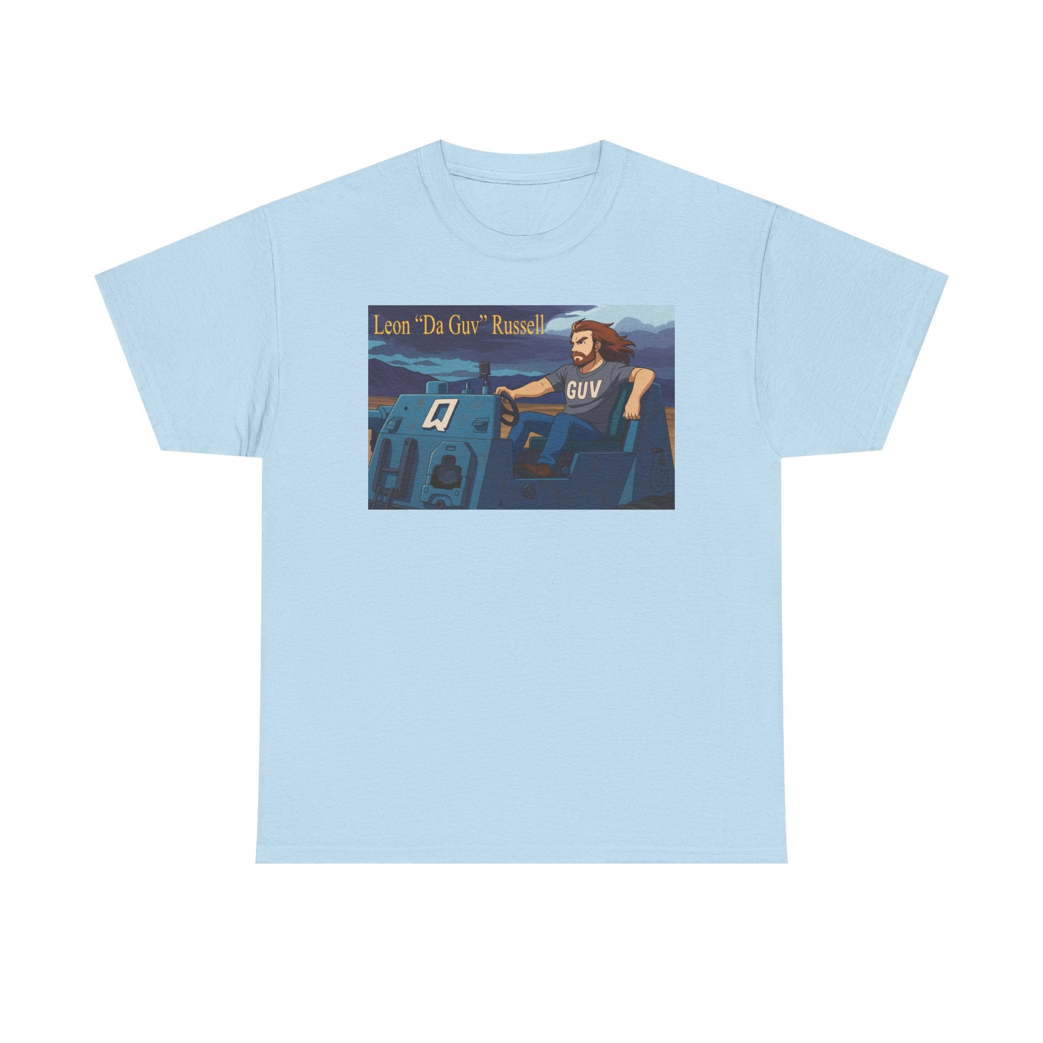 Sci-Fi Tank Driver Unisex Tee, Leon 'Da Guv' Russell, 'Da Guv' Book Fan Apparel, Graphic Tee, Cosplay Shirt, Pop Culture Tee