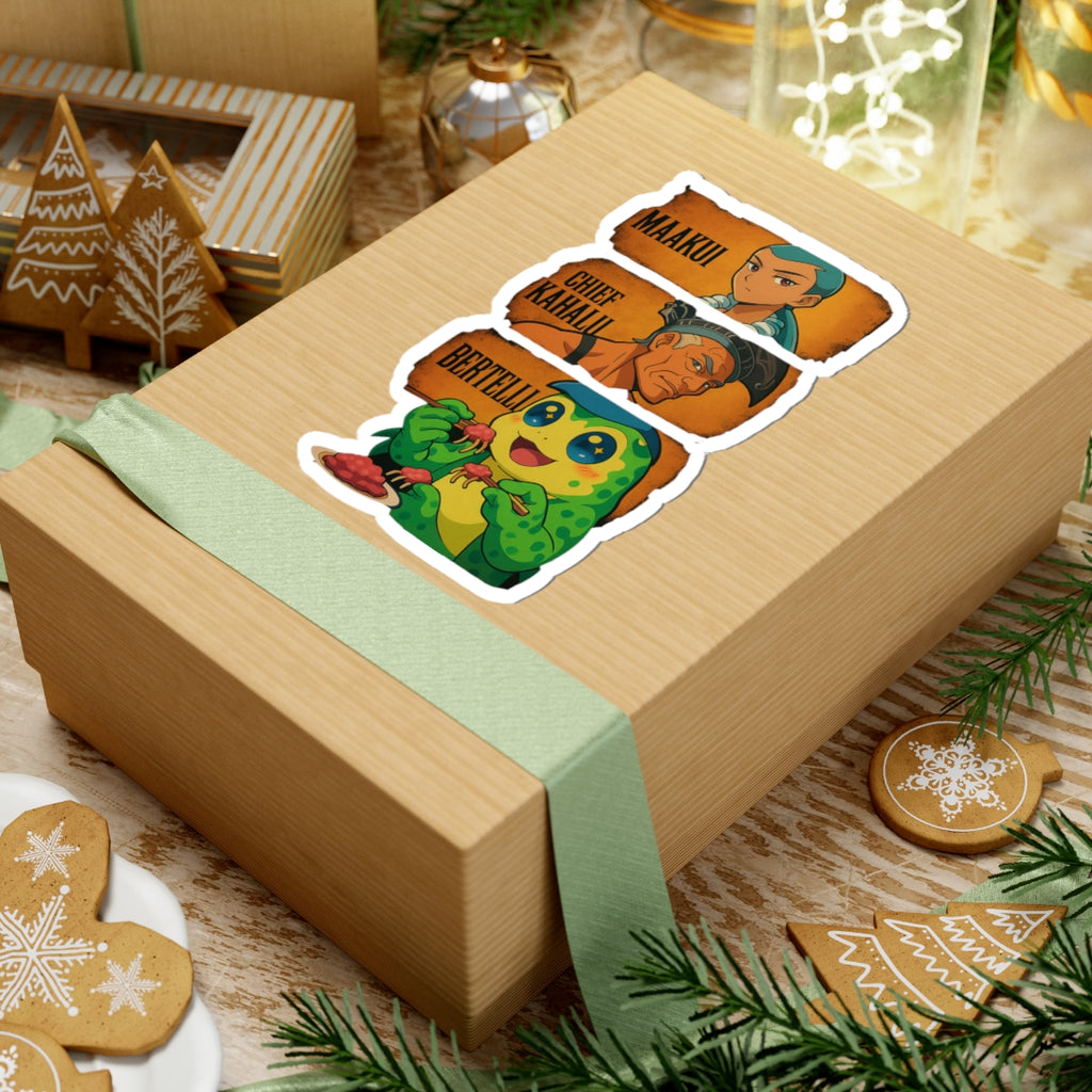 Vibrant Kiss-Cut Stickers for Fun Personalization, Anime Art, Laptop Decor, Gift for Friends, Creative Party Favors, Unique Collectibles