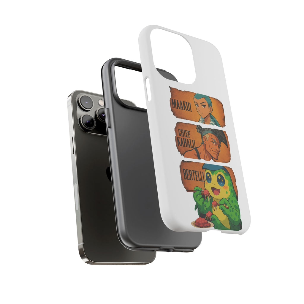 Tough Cases - Anime Phone Case Featuring Maakui, Chief Kahaili, and Bertelli, Great Gift for Fans, Personalized, Trendy, Durable