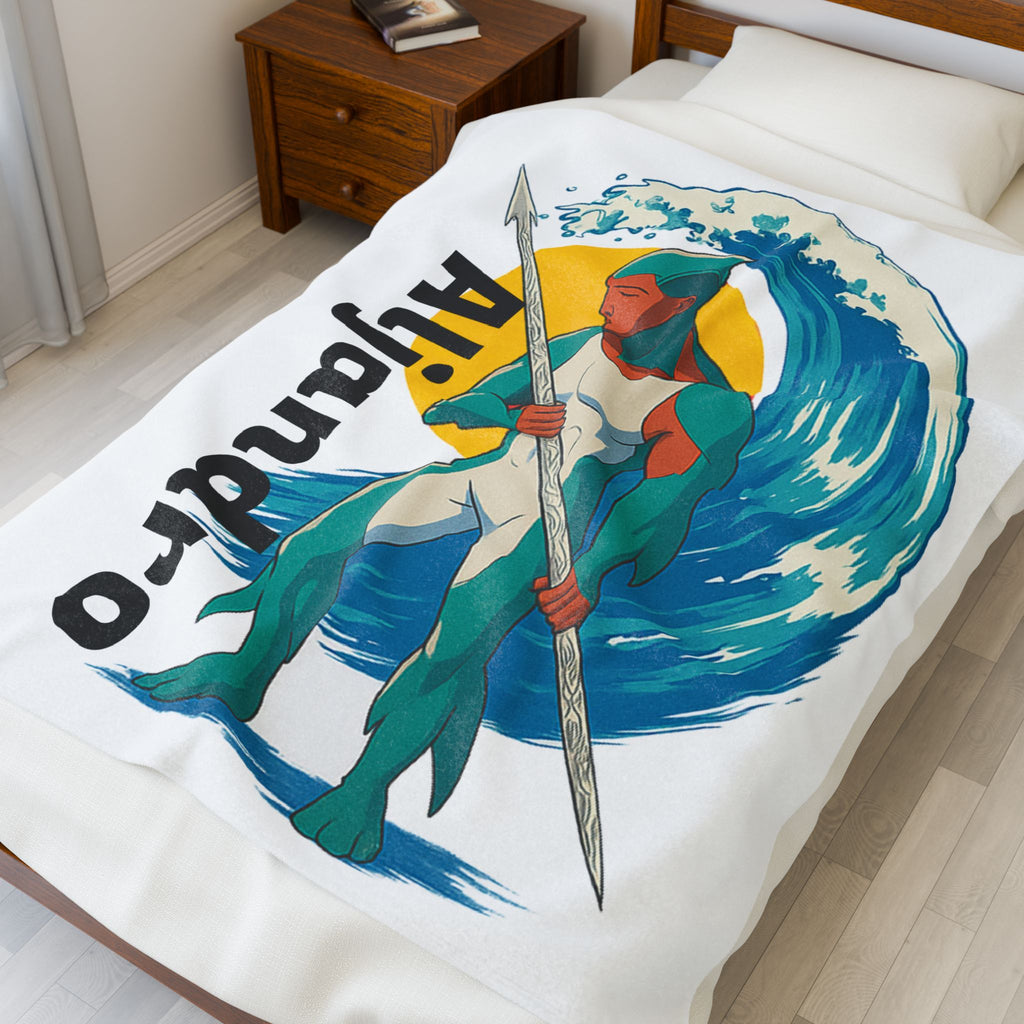 Anime Aljandro Plush Blanket - Cozy Throw for Kids & Adults, Great Gift for Birthdays, Holidays, Home Decor, Custom Design