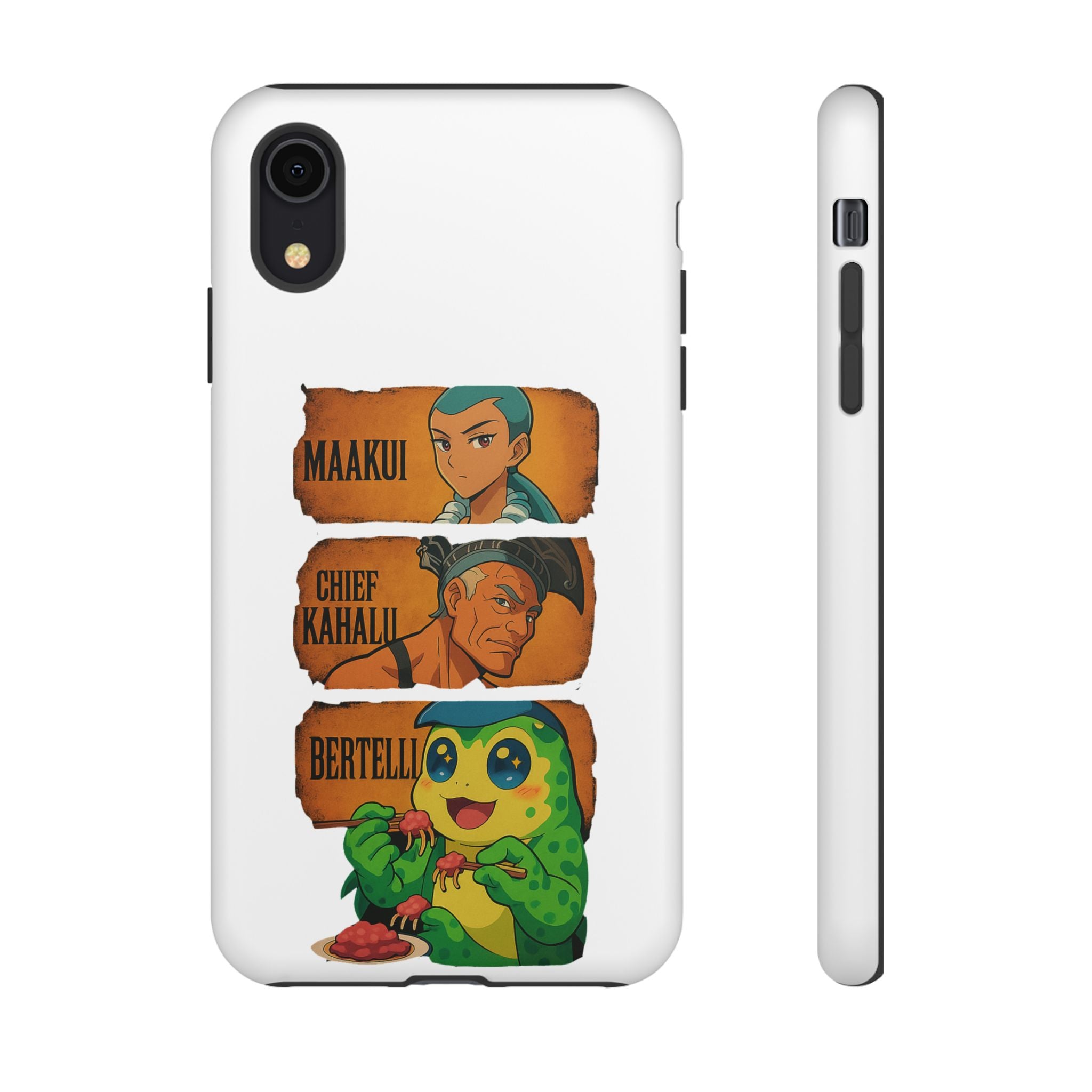 Tough Cases - Anime Phone Case Featuring Maakui, Chief Kahaili, and Bertelli, Great Gift for Fans, Personalized, Trendy, Durable