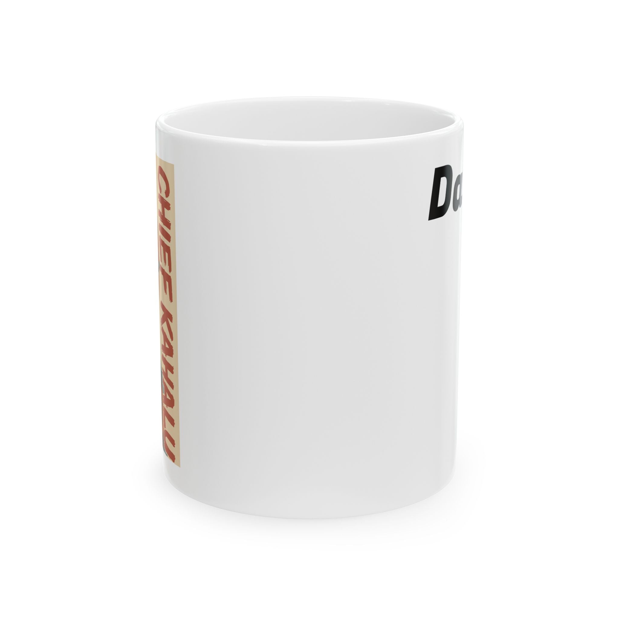 Chief Kahalu Ceramic Mug, Sci-Fi Book Character, Da Guv Fan Art, Novelty Coffee Cup, Gift for Readers, Geeky Tea Mug