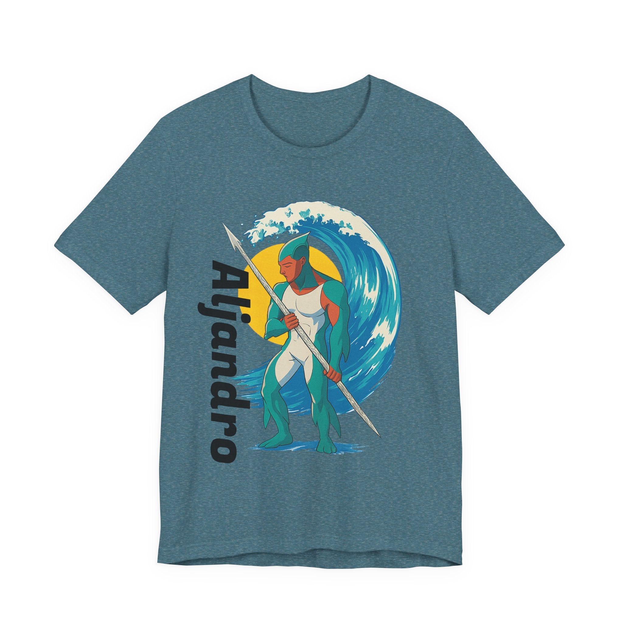 Aljandro Wave Warrior T-Shirt — Personalized 'Aljandro' Surf Guardian Tee