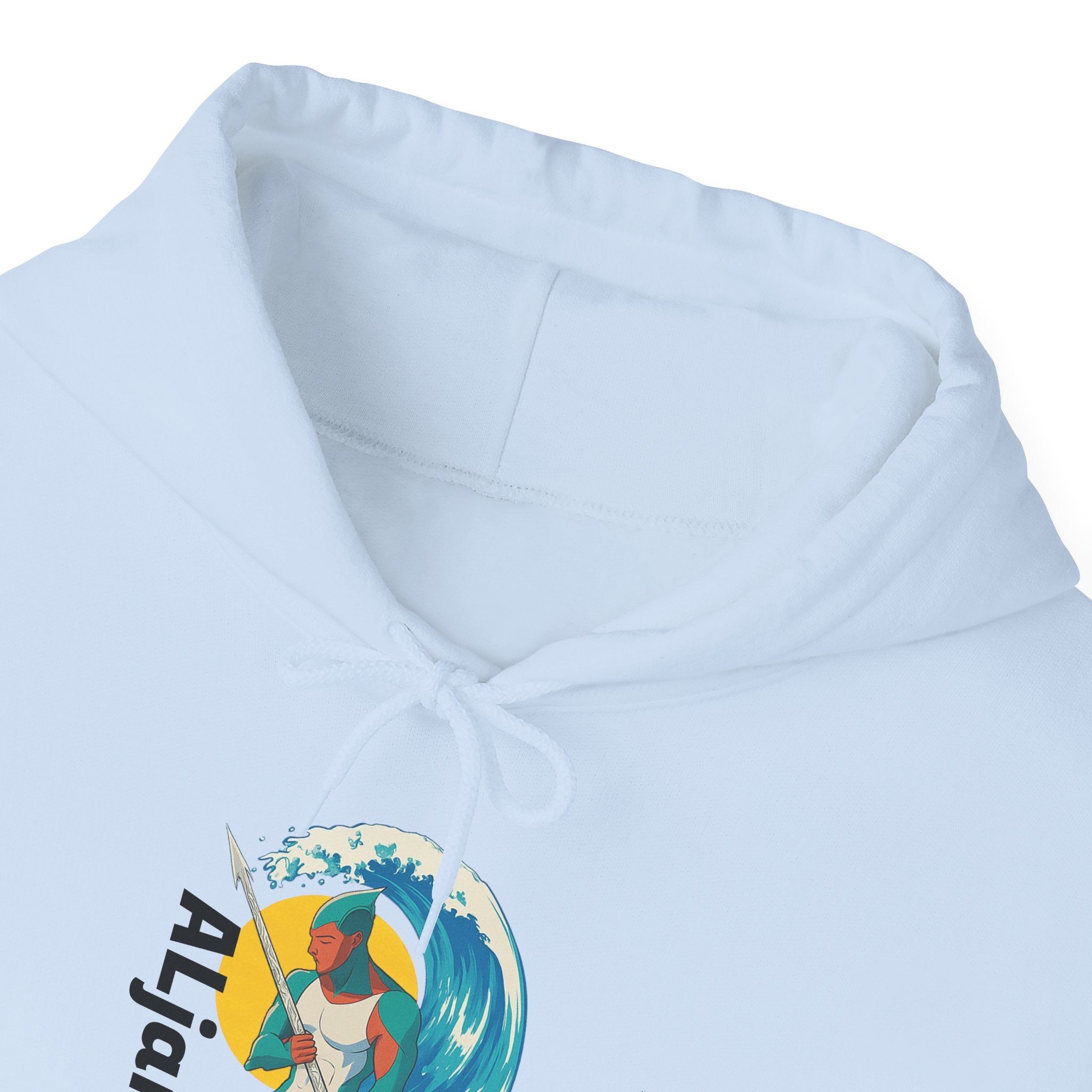 Aljandro Surf Graphic Hoodie — Retro Wave Surfing Design