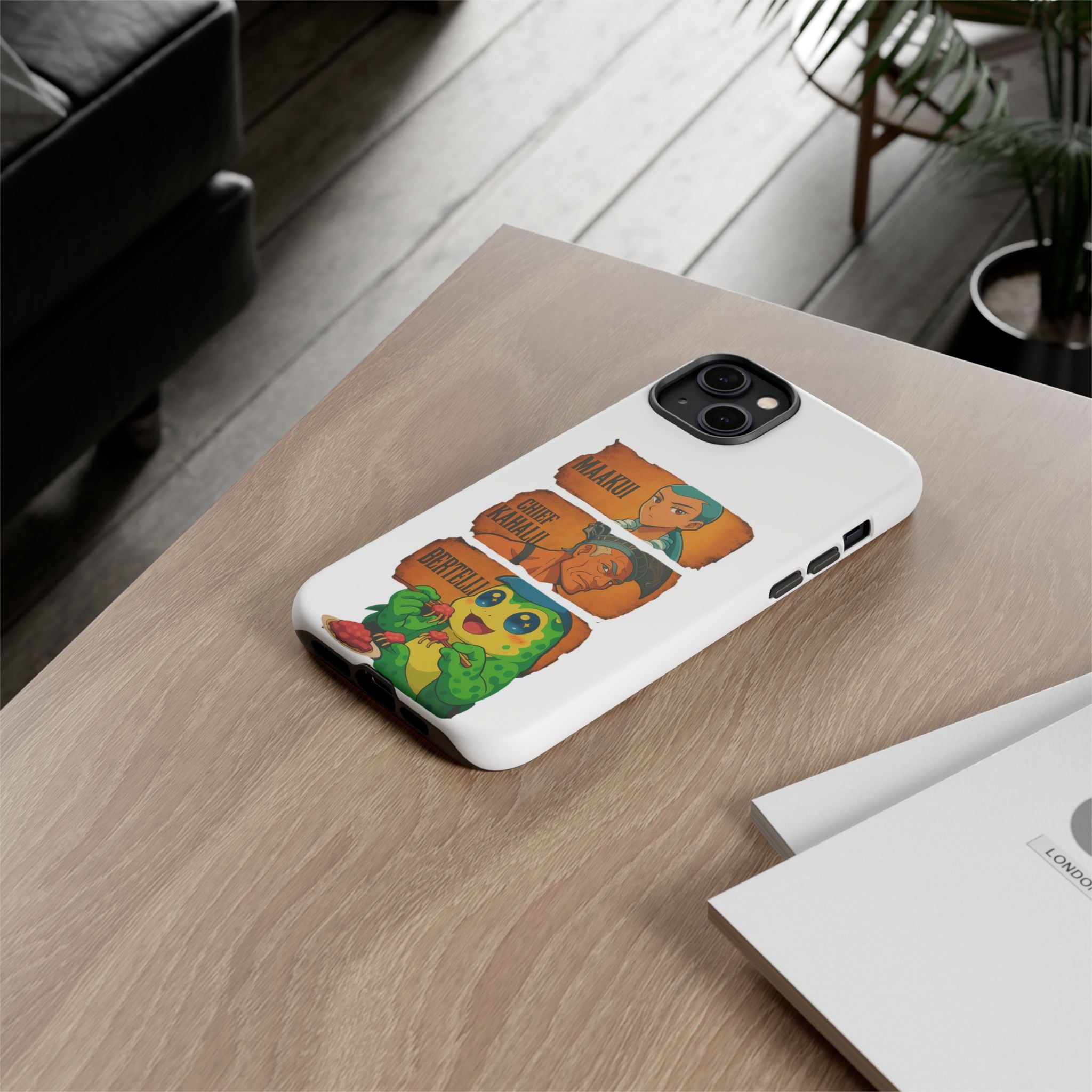 Tough Cases - Anime Phone Case Featuring Maakui, Chief Kahaili, and Bertelli, Great Gift for Fans, Personalized, Trendy, Durable