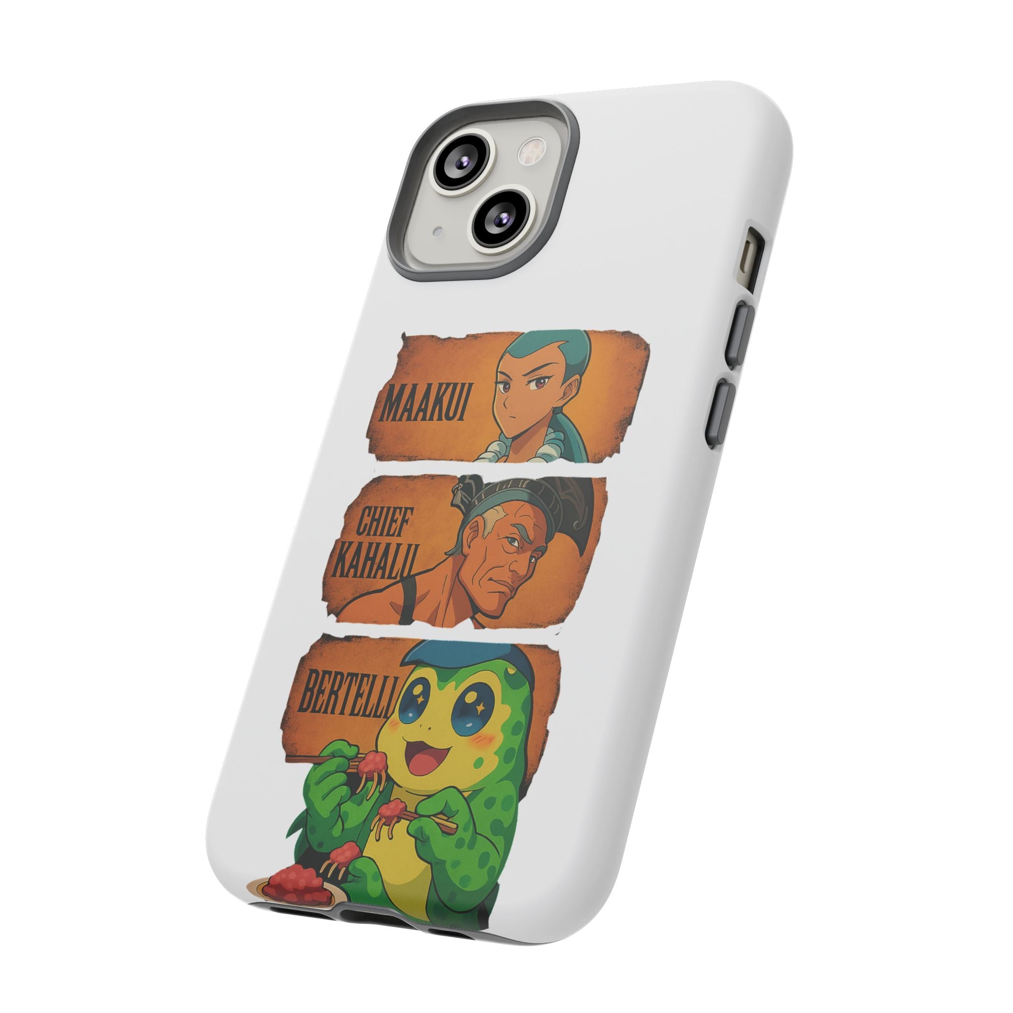 Tough Cases - Anime Phone Case Featuring Maakui, Chief Kahaili, and Bertelli, Great Gift for Fans, Personalized, Trendy, Durable