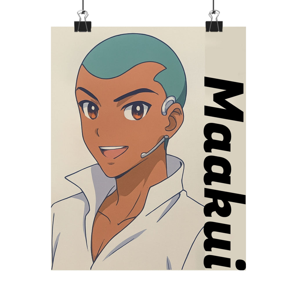 Anime Character Matte Vertical Poster, Wall Decor, Home Office Art, Gift for Fans, Modern Artwork