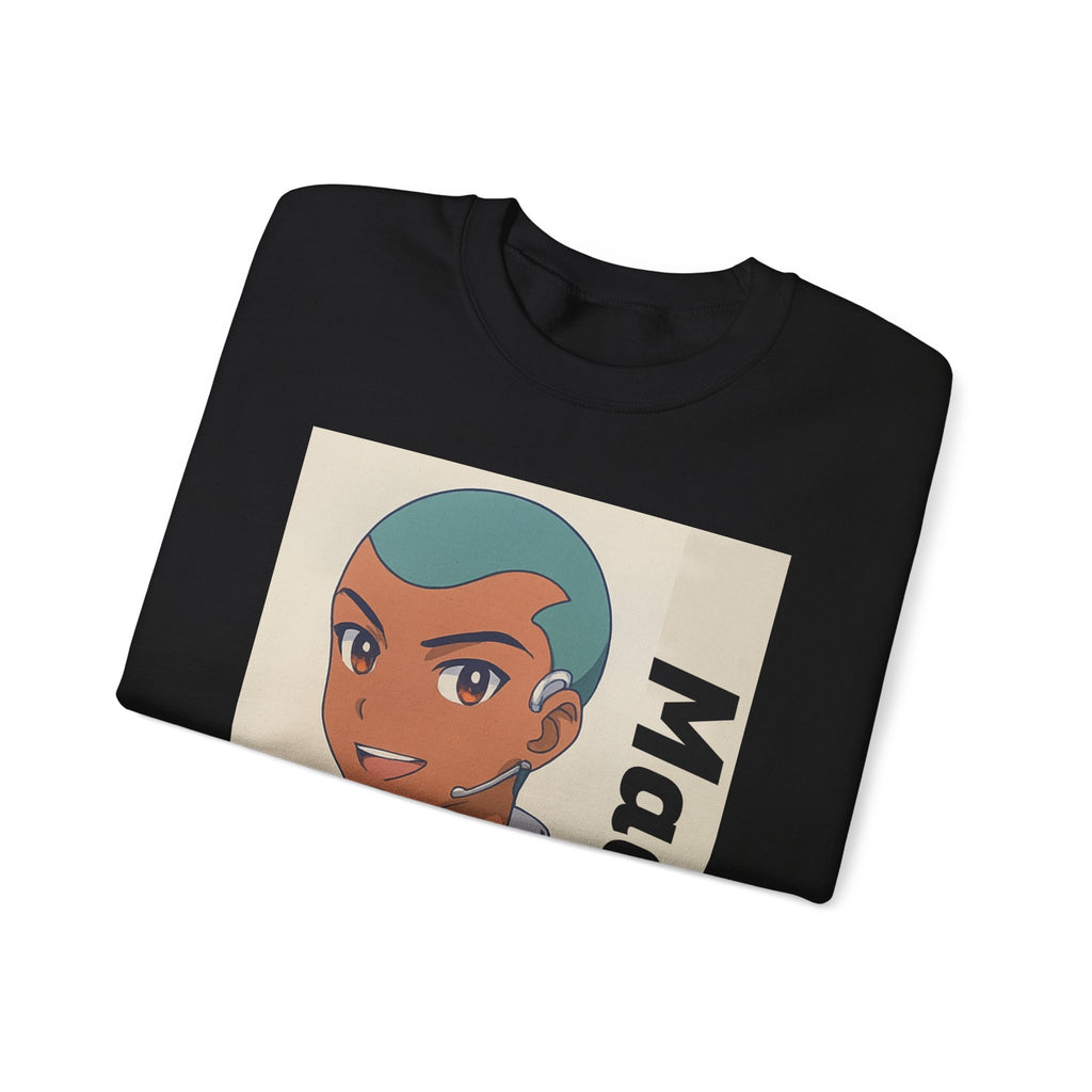 Maakui, anime character Crewneck Sweatshirt - Perfect for Everyday Wear, Unique Gift, Cozy Fashion