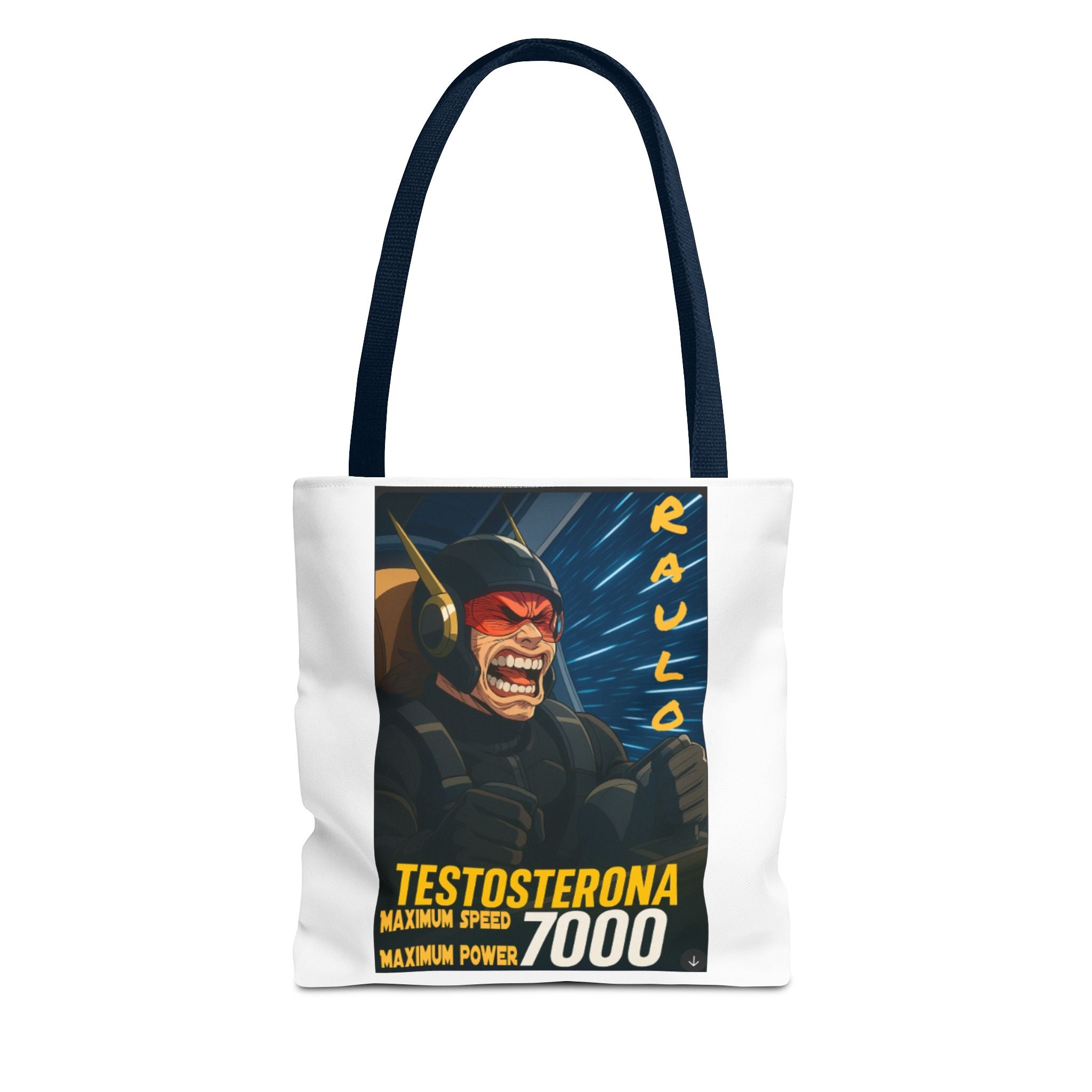 Anime Raulo Tote Bag, testosterona 7000, Da Guv Shopping Bag, Gift for Him, Casual Daily Use, Fitness Tote, Unique Design