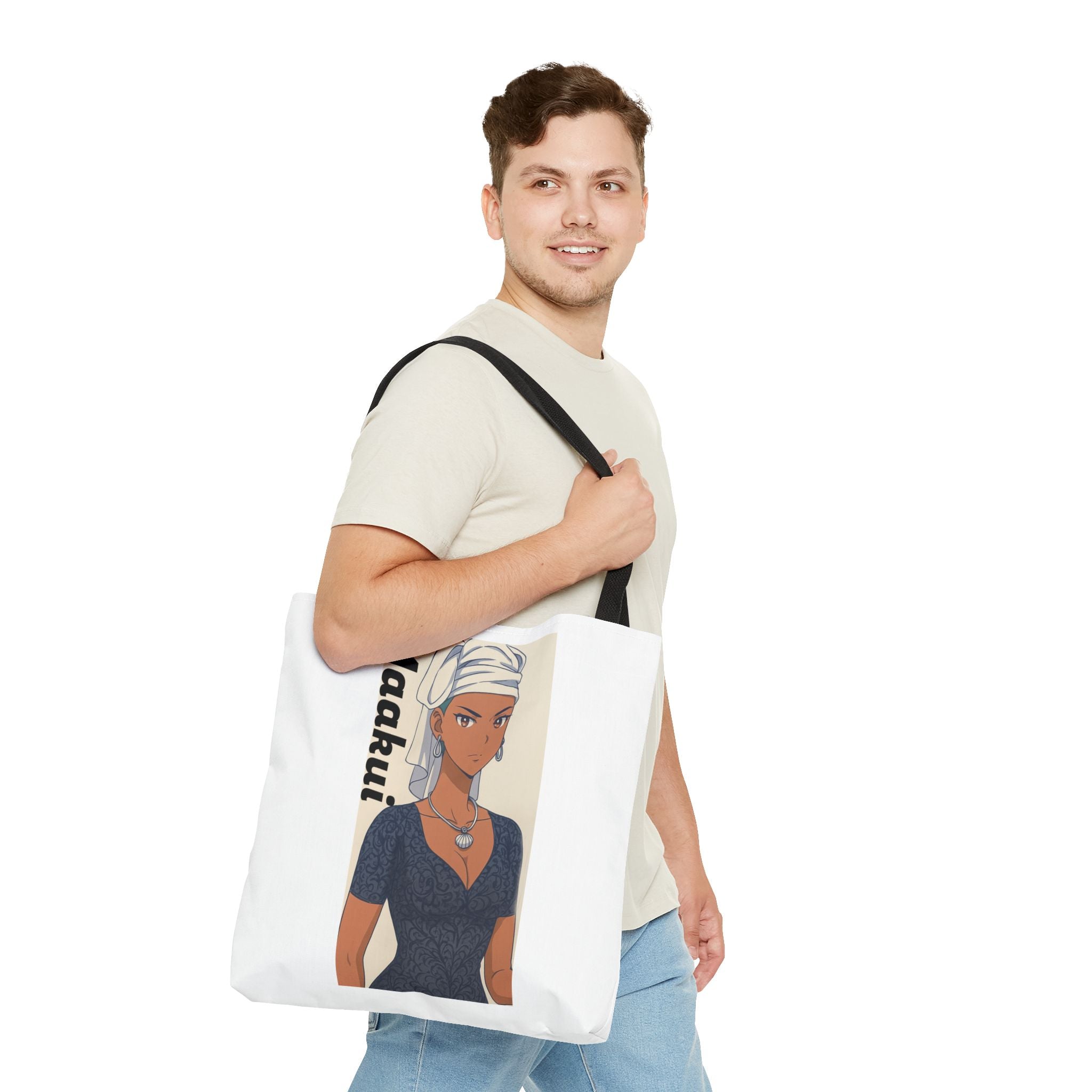 Stylish AOP Tote Bag, Trendy Graphic Reusable Bag, Casual Everyday Carryall, Fashionable Gift for Her, Versatile Shopping Accessory