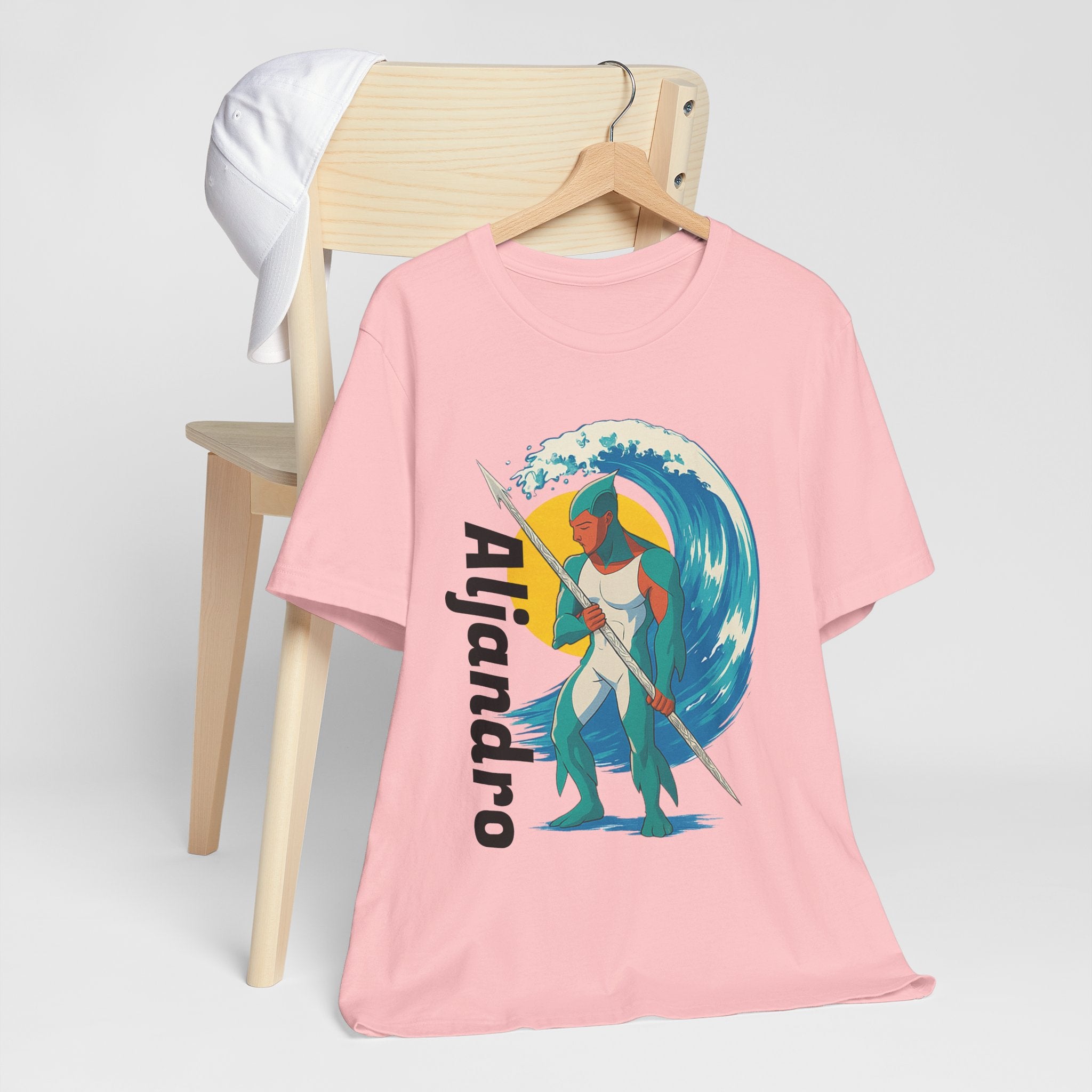 Aljandro Wave Warrior T-Shirt — Personalized 'Aljandro' Surf Guardian Tee