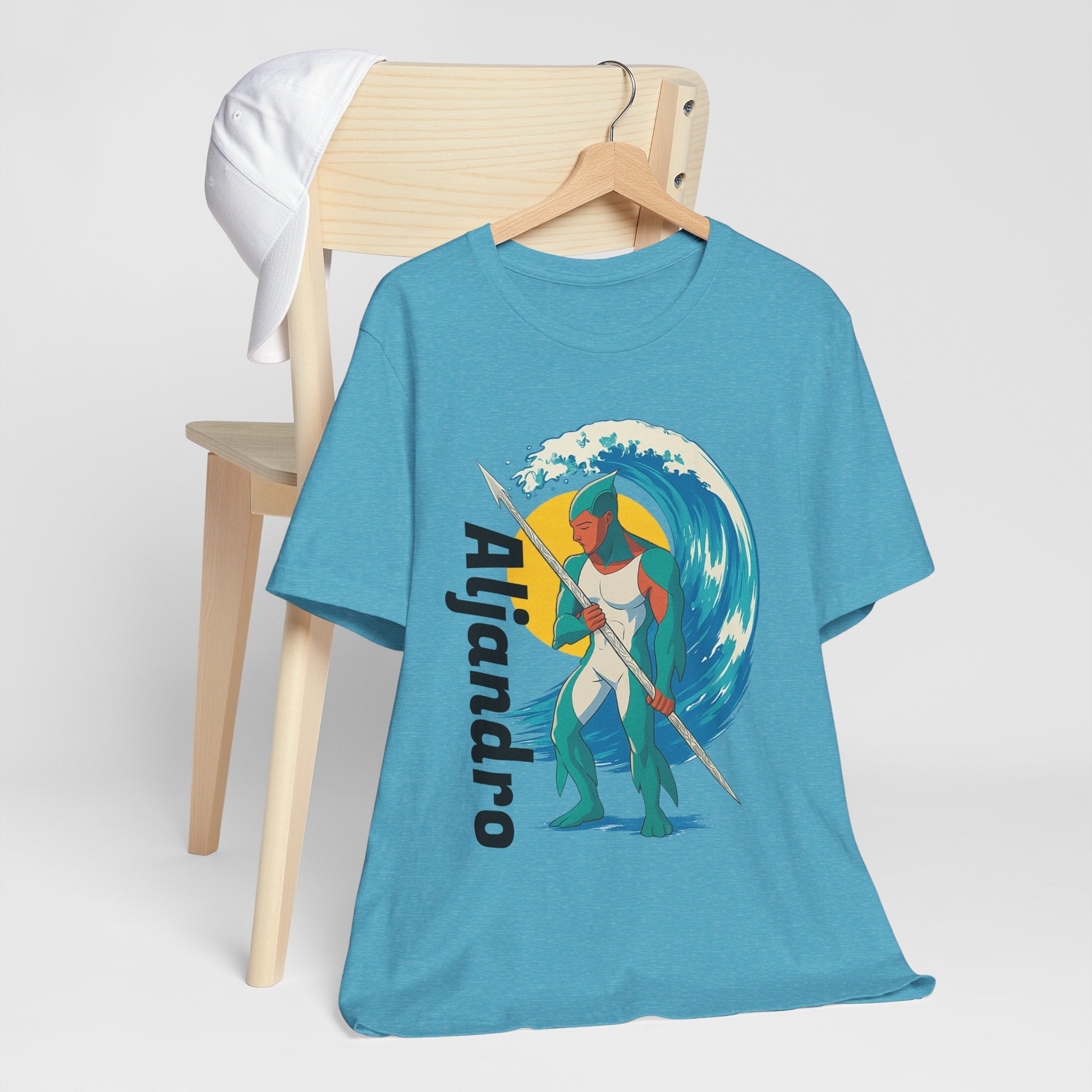 Aljandro Wave Warrior T-Shirt — Personalized 'Aljandro' Surf Guardian Tee