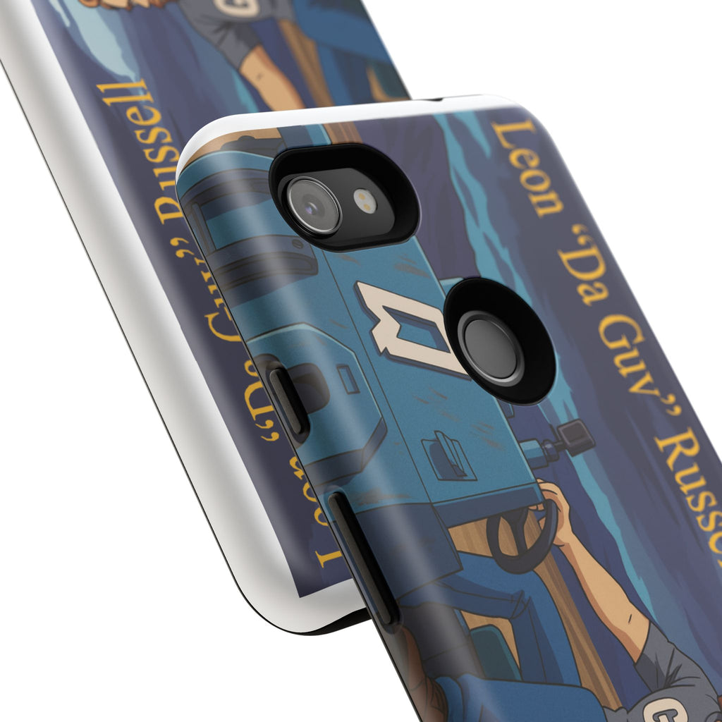 Phone Cases, Tough Phone Covers, Book Character Fan Gift, Sci-Fi Tank Art, Leon 'Da Guv' Russell Design