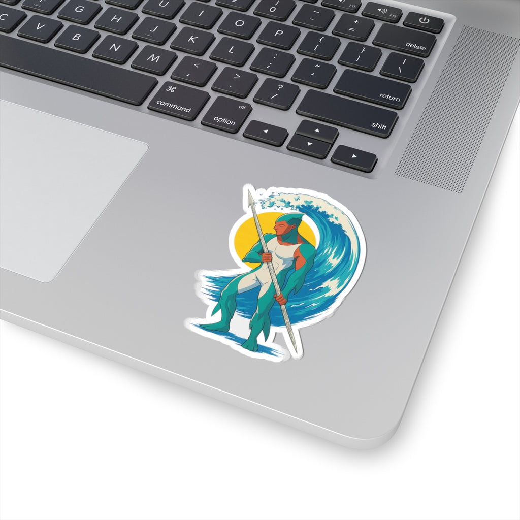 Anime Aljandro Kiss-Cut Stickers | Cool Surf Art, Laptop Decor, Beach Lover Gifts, Summer Vibes, Ocean Theme Stickers