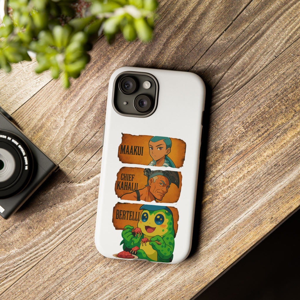 Tough Cases - Anime Phone Case Featuring Maakui, Chief Kahaili, and Bertelli, Great Gift for Fans, Personalized, Trendy, Durable