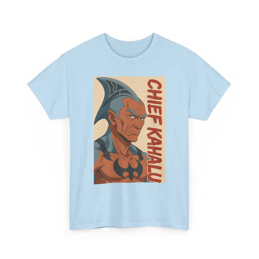 Chief Kahalu Graphic Tee, Unisex Heavy Cotton Shirt, Casual Wear, Gift for Fans, Graphic T-Shirt for Collectors