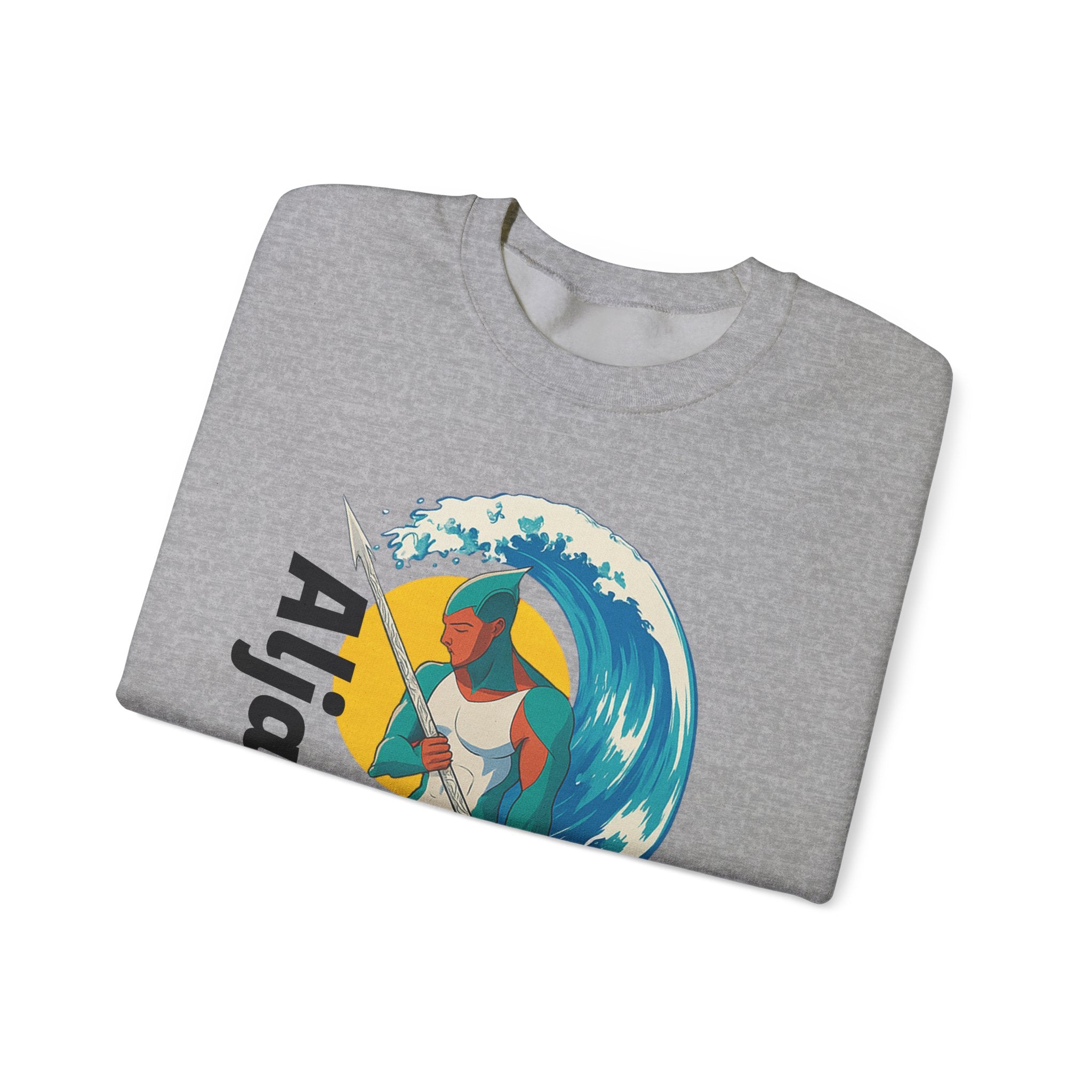 Kraken Hunter Graphic Sweatshirt — Personalized 'Aljandro' Wave Design