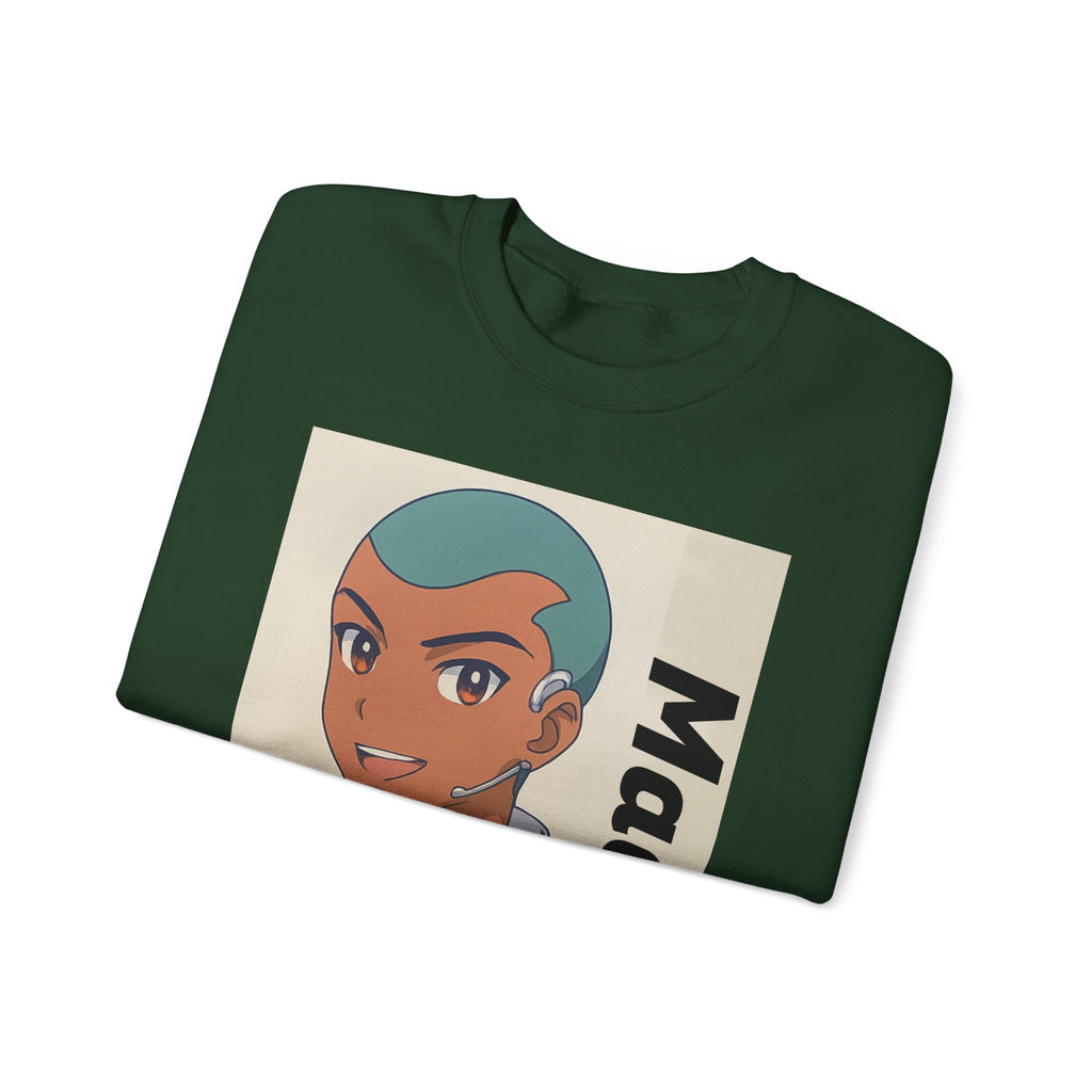 Maakui, anime character Crewneck Sweatshirt - Perfect for Everyday Wear, Unique Gift, Cozy Fashion