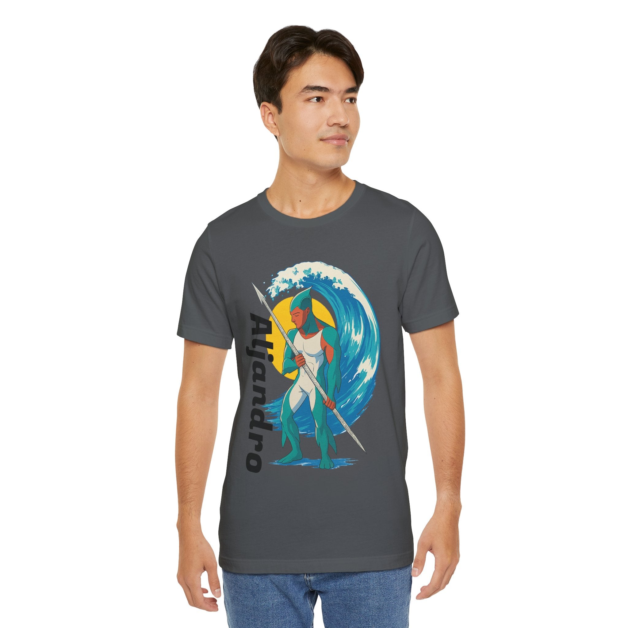 Aljandro Wave Warrior T-Shirt — Personalized 'Aljandro' Surf Guardian Tee