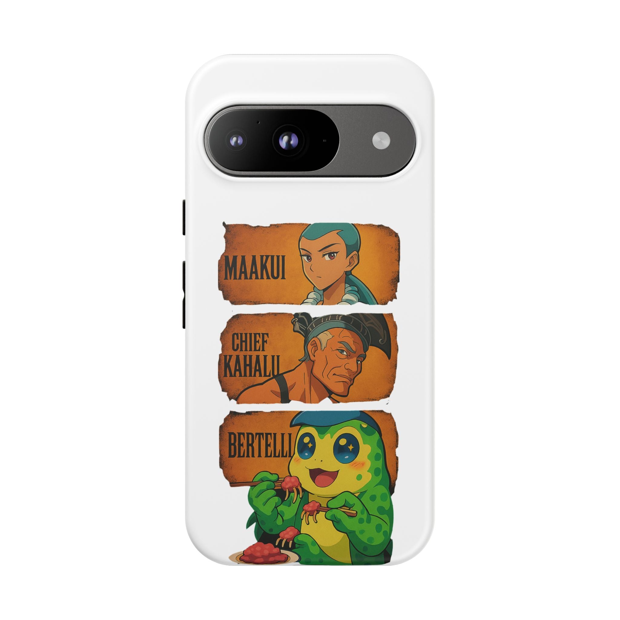 Tough Cases - Anime Phone Case Featuring Maakui, Chief Kahaili, and Bertelli, Great Gift for Fans, Personalized, Trendy, Durable