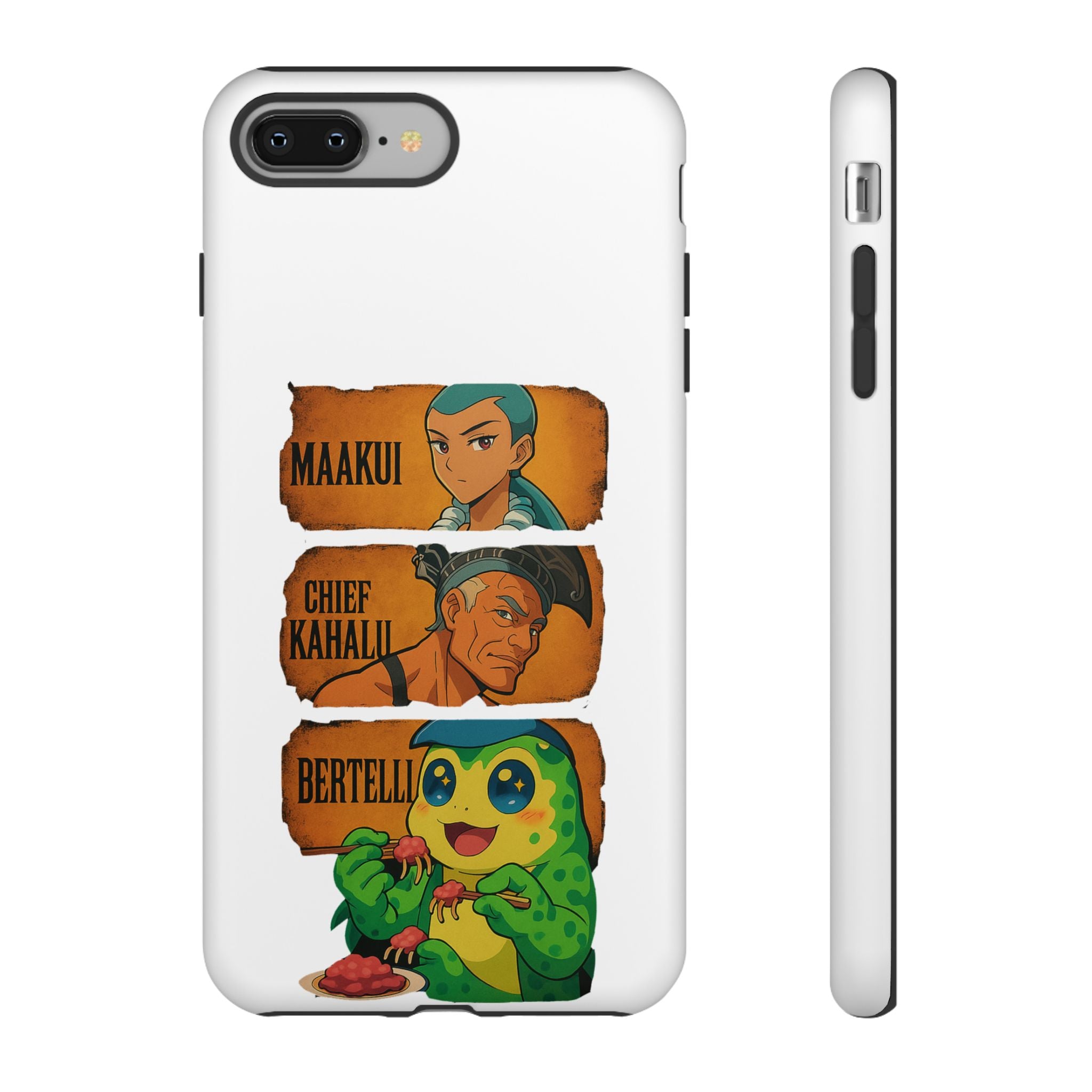 Tough Cases - Anime Phone Case Featuring Maakui, Chief Kahaili, and Bertelli, Great Gift for Fans, Personalized, Trendy, Durable