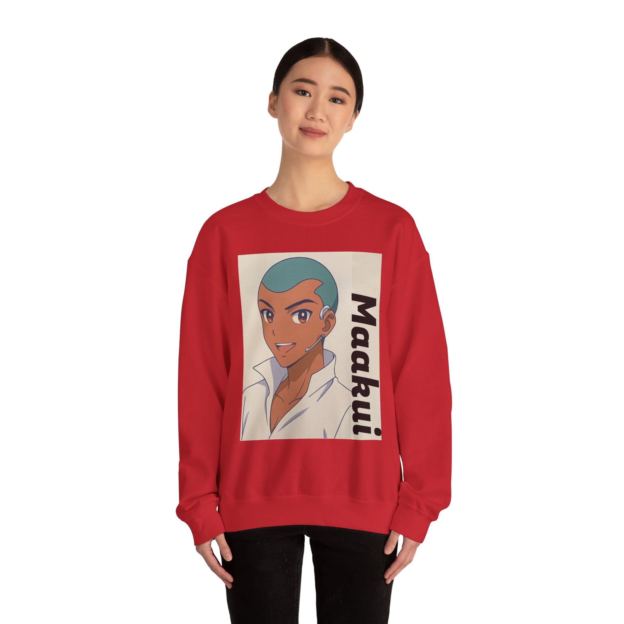 Maakui, anime character Crewneck Sweatshirt - Perfect for Everyday Wear, Unique Gift, Cozy Fashion