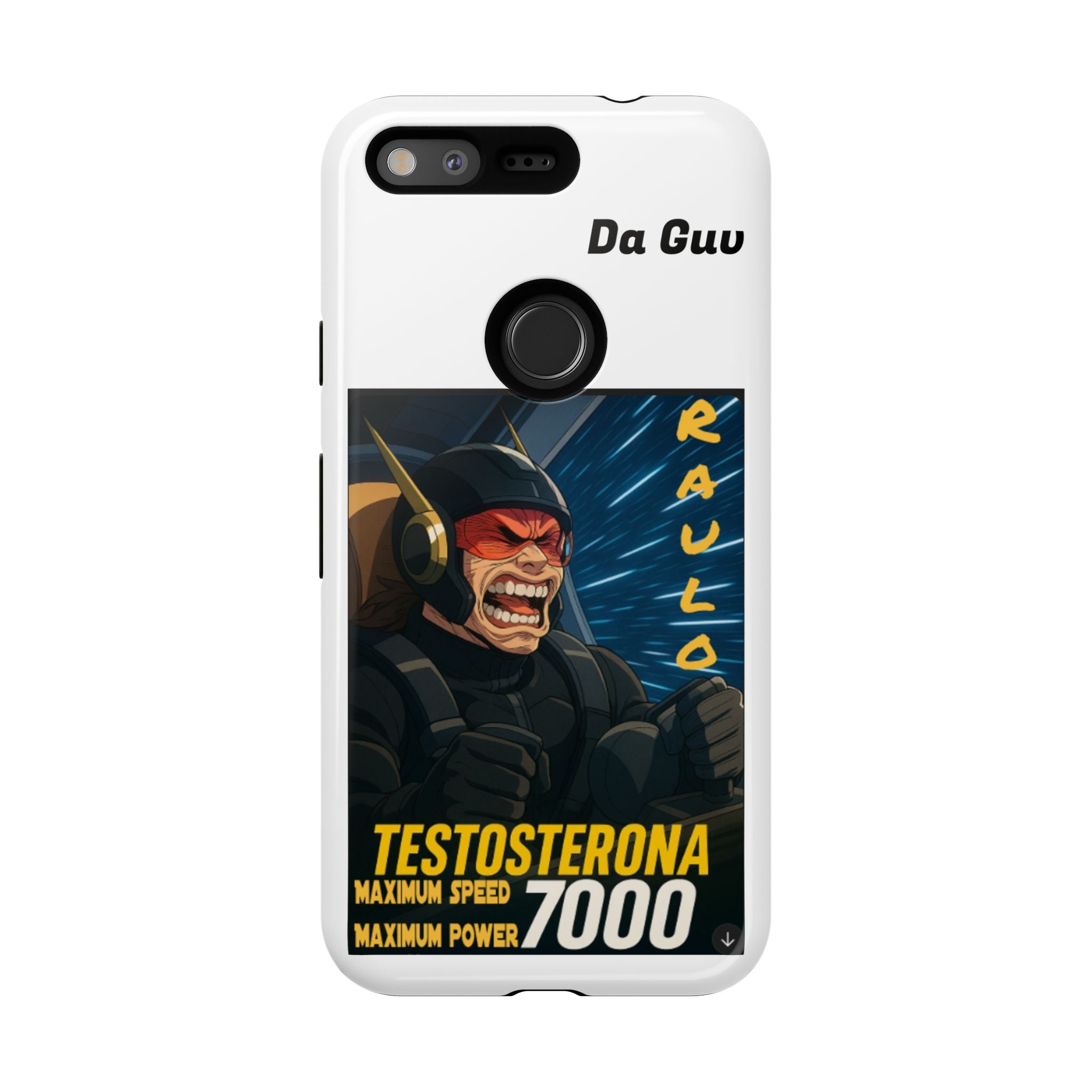 Anime Raulo Tough Cases - Sci-Fi Book Theme, Testosterona 7000, Phone Cover, Protective Shell, Unique Design, Gift for Sci-Fi Fans