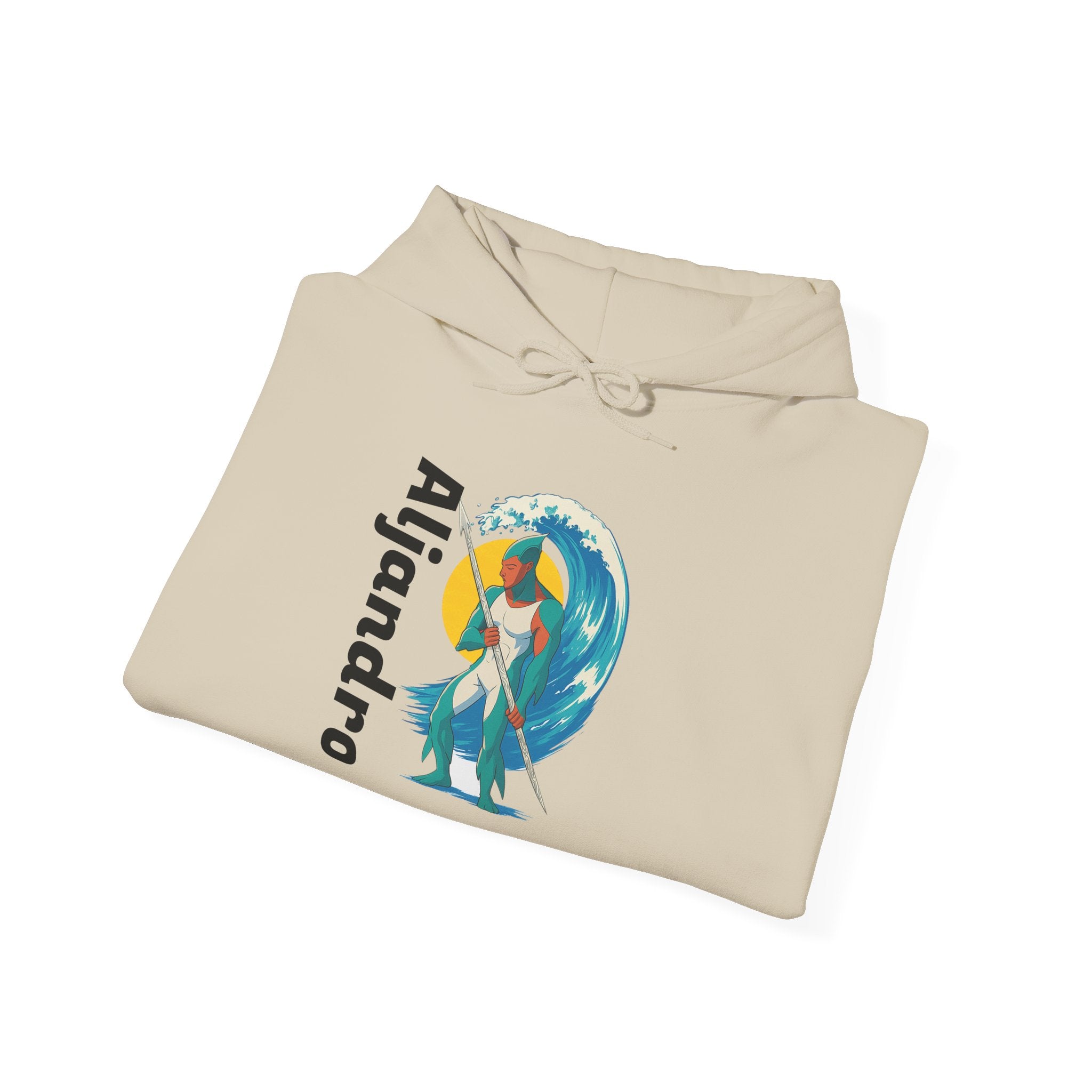 Anime Aljandro Hoodie, Unisex Hooded Sweatshirt, Custom Graphic Sweatshirt, Surfing Gift, Summer Fashion, Casual Wear