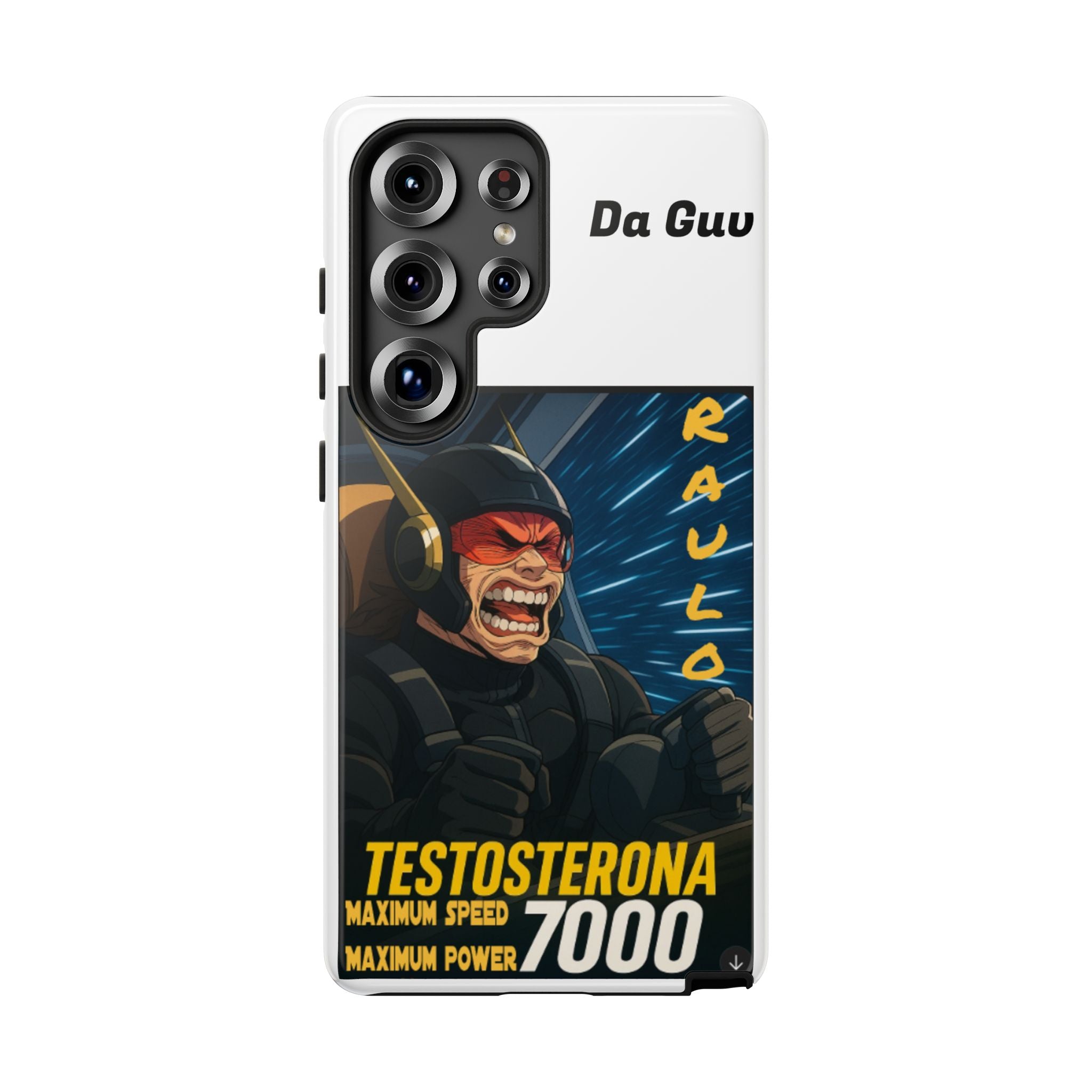 Anime Raulo Tough Cases - Sci-Fi Book Theme, Testosterona 7000, Phone Cover, Protective Shell, Unique Design, Gift for Sci-Fi Fans