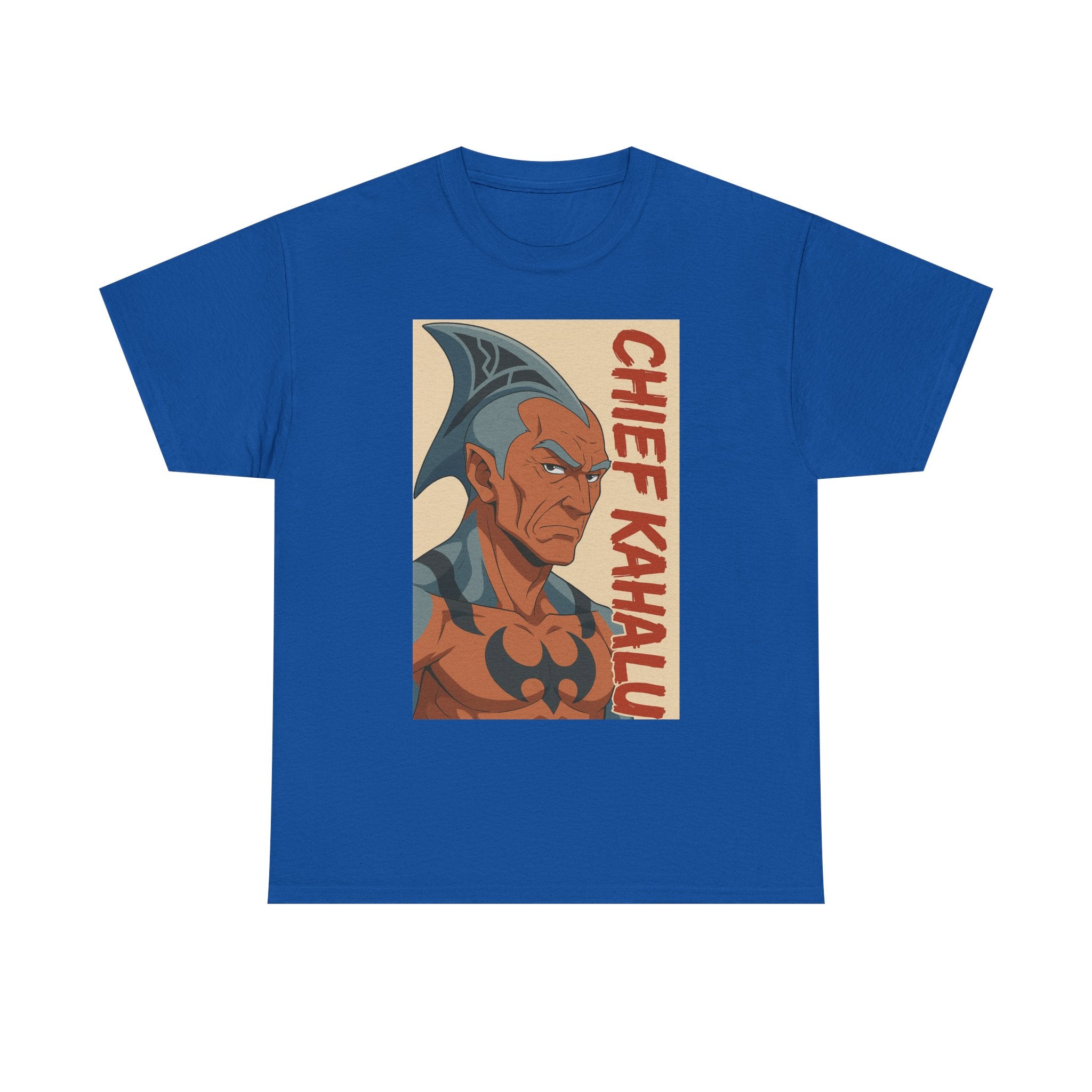 Chief Kahalu Graphic Tee, Unisex Heavy Cotton Shirt, Casual Wear, Gift for Fans, Graphic T-Shirt for Collectors