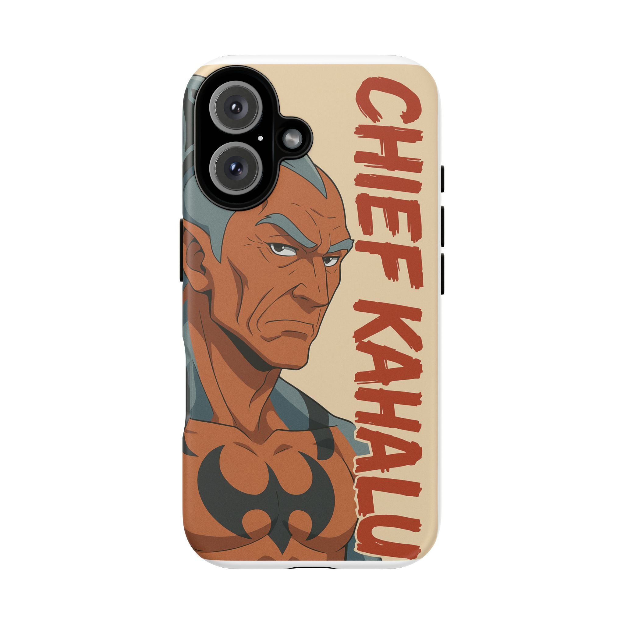 Phone Cases, Chief Kahalu Character Design, Sci-Fi Book Fan Gift, Da Guv Novel Art, Unique Literary Gift