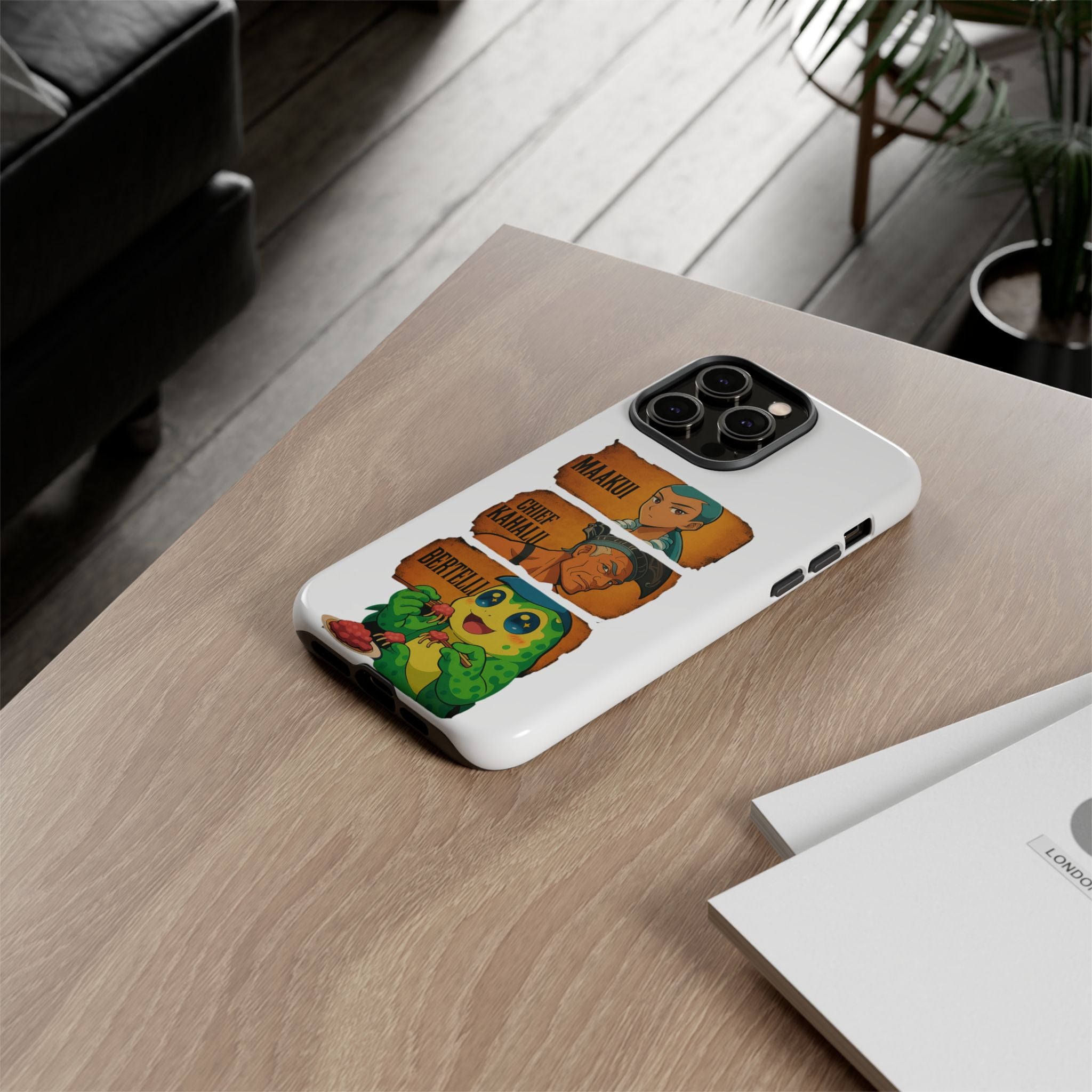Tough Cases - Anime Phone Case Featuring Maakui, Chief Kahaili, and Bertelli, Great Gift for Fans, Personalized, Trendy, Durable