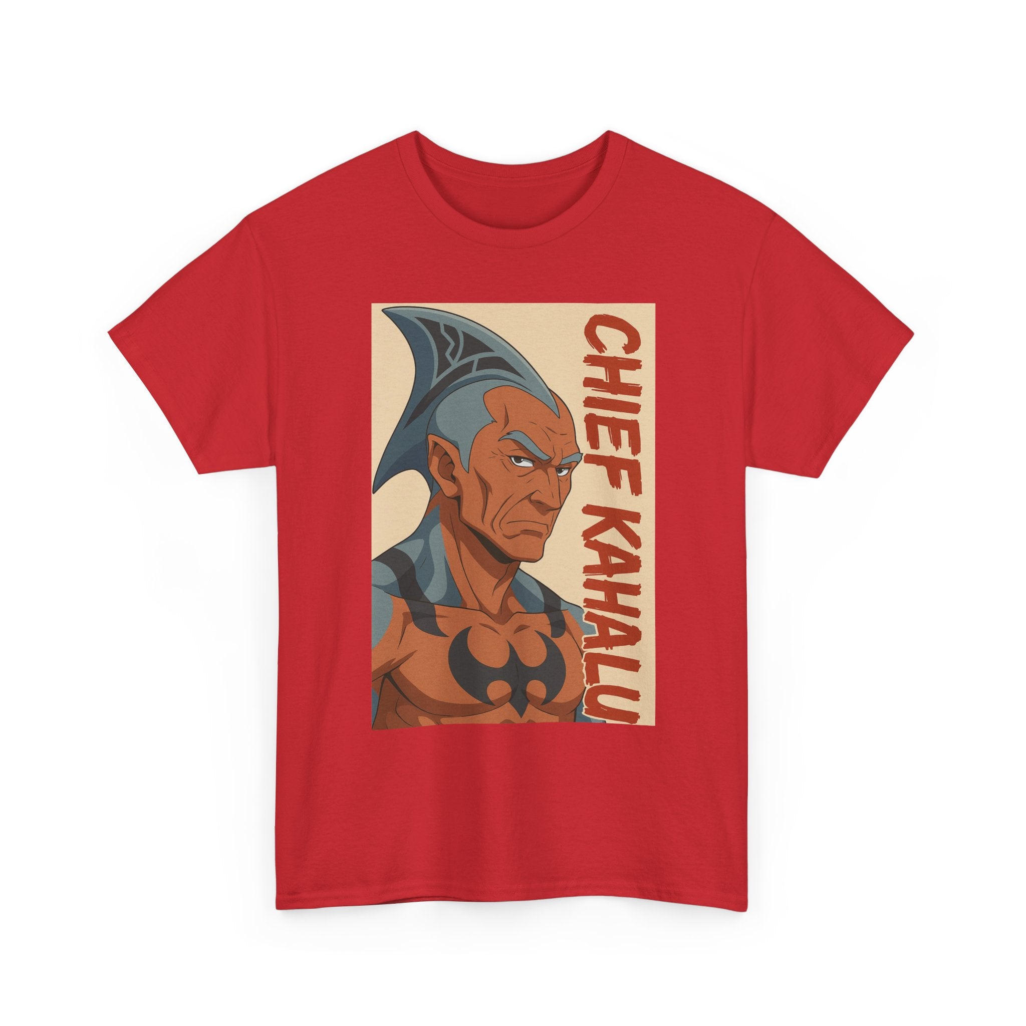 Chief Kahalu Graphic Tee, Unisex Heavy Cotton Shirt, Casual Wear, Gift for Fans, Graphic T-Shirt for Collectors