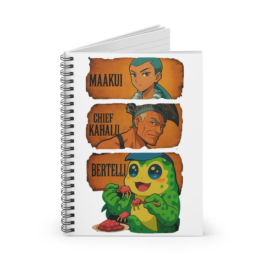 Anime Character Spiral Notebook | Fun Journal for Kids & Creative Minds | Perfect for School, Gift, or Daily Notes
