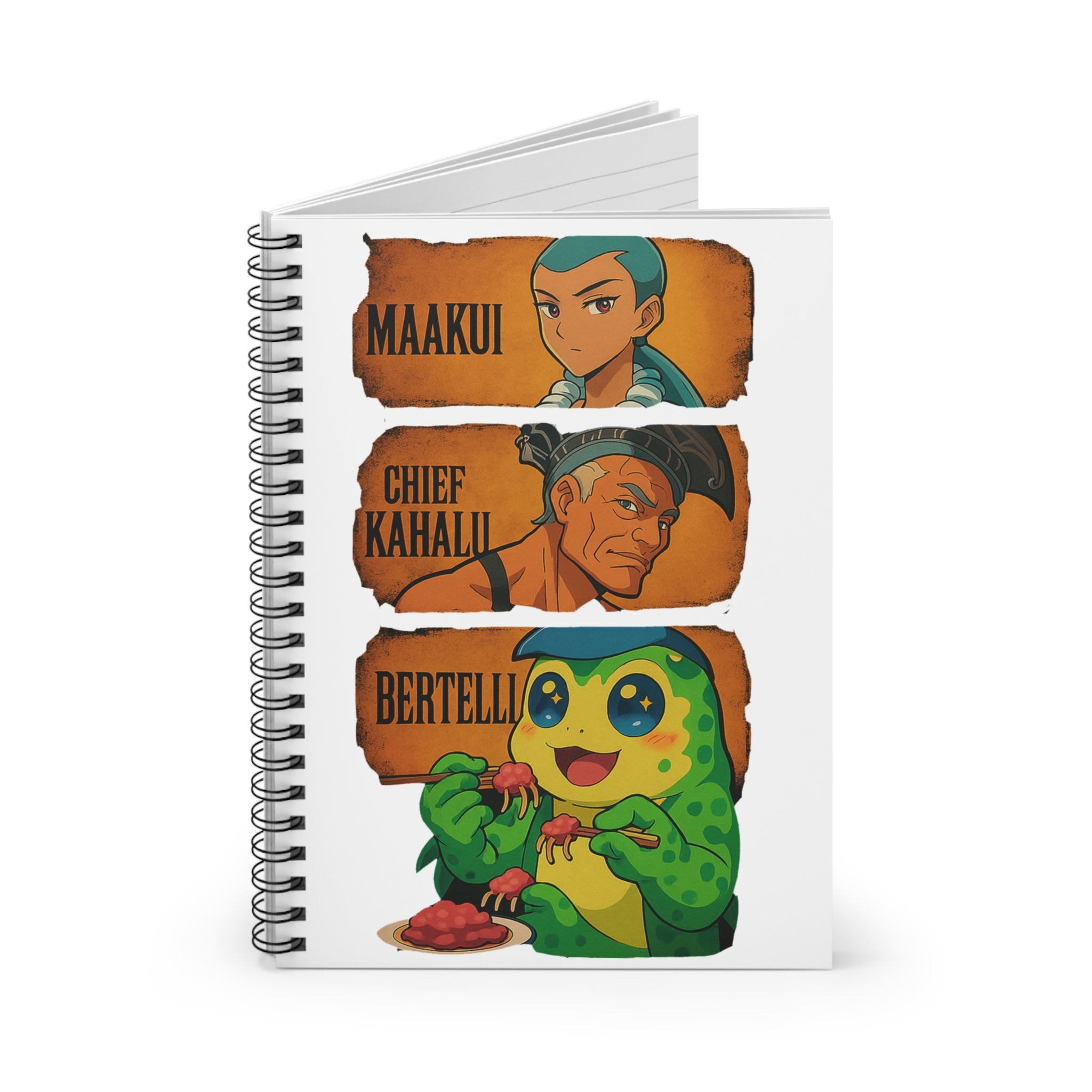 Anime Character Spiral Notebook | Fun Journal for Kids & Creative Minds | Perfect for School, Gift, or Daily Notes