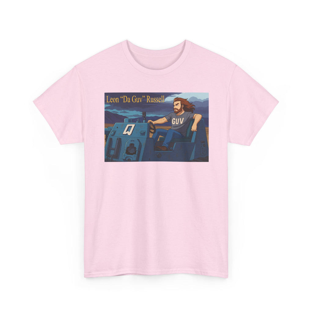 Sci-Fi Tank Driver Unisex Tee, Leon 'Da Guv' Russell, 'Da Guv' Book Fan Apparel, Graphic Tee, Cosplay Shirt, Pop Culture Tee