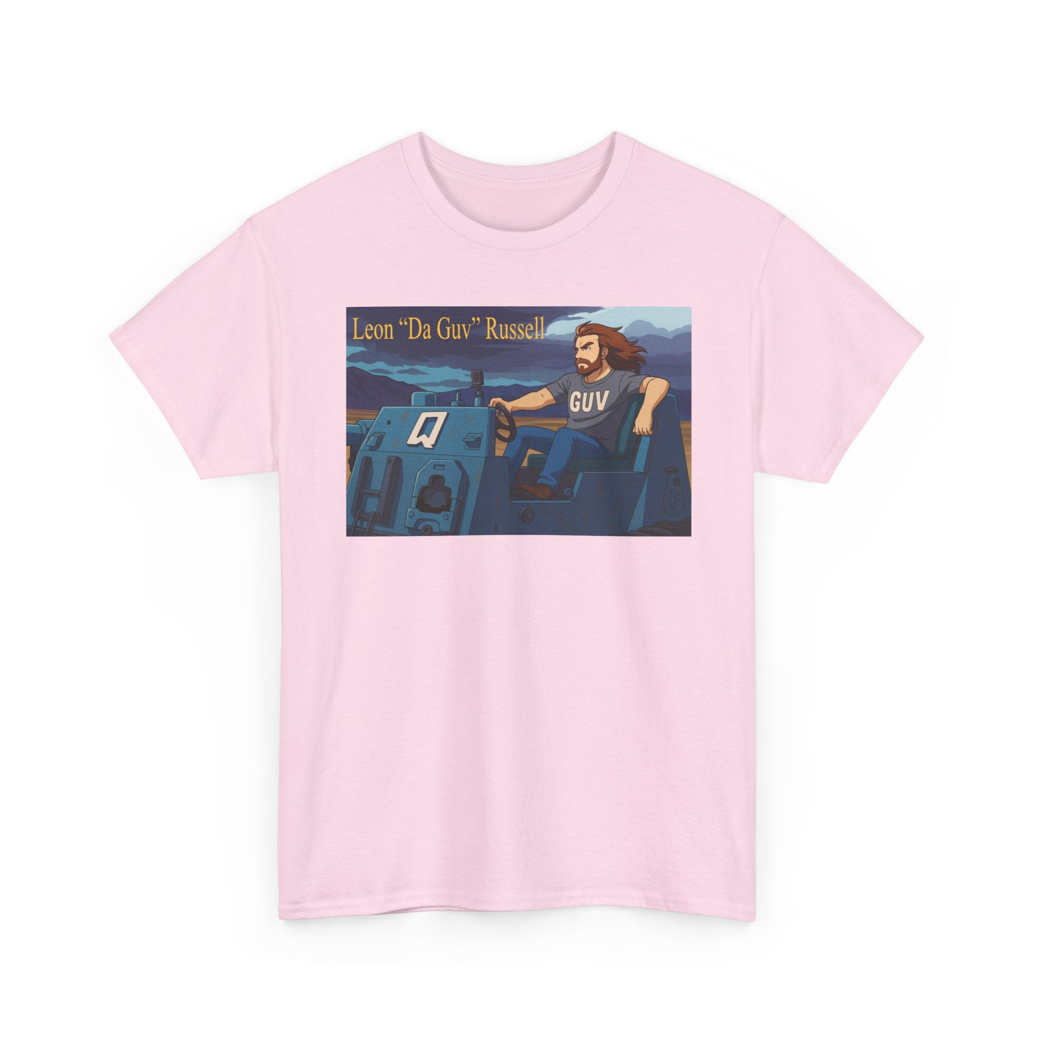 Sci-Fi Tank Driver Unisex Tee, Leon 'Da Guv' Russell, 'Da Guv' Book Fan Apparel, Graphic Tee, Cosplay Shirt, Pop Culture Tee