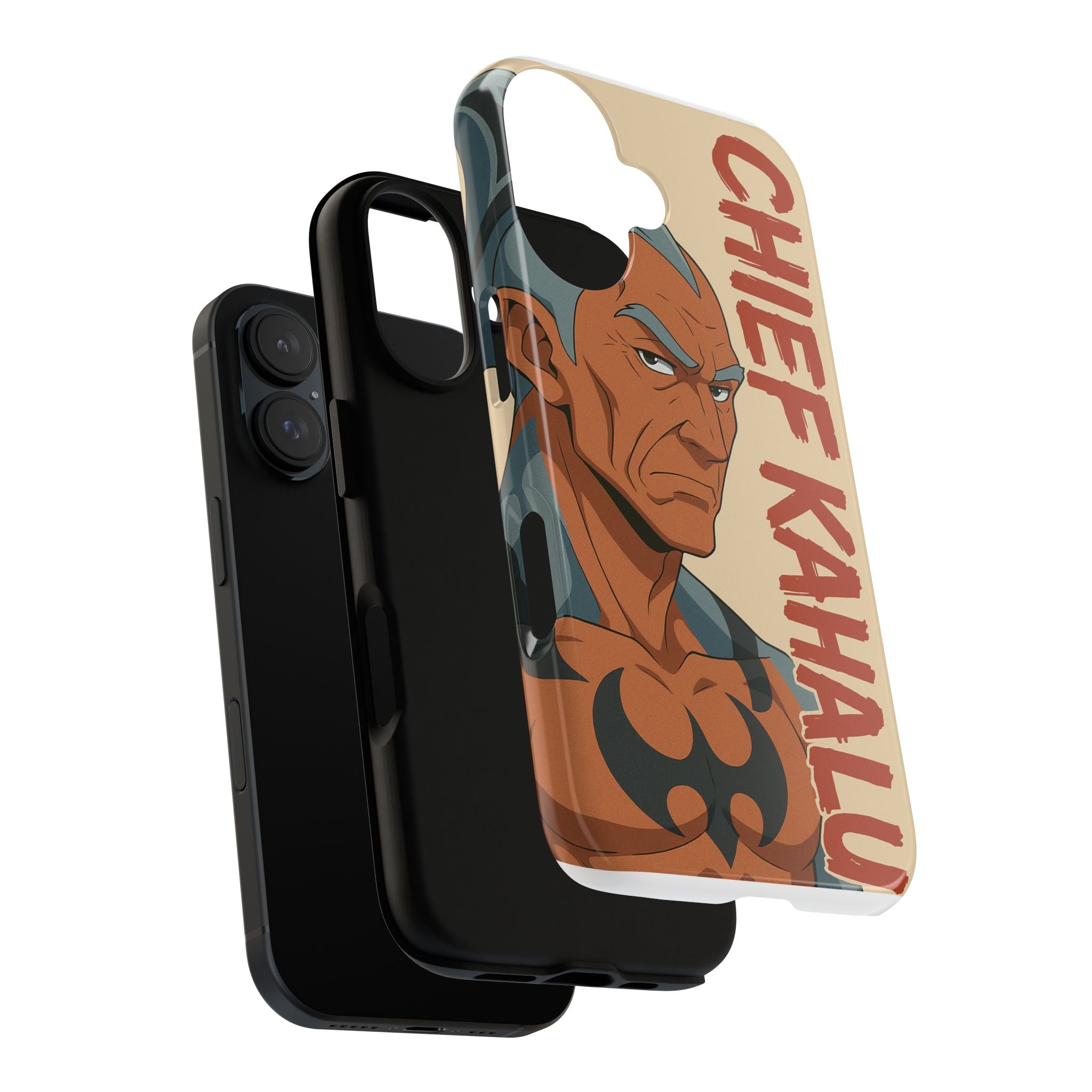 Phone Cases, Chief Kahalu Character Design, Sci-Fi Book Fan Gift, Da Guv Novel Art, Unique Literary Gift