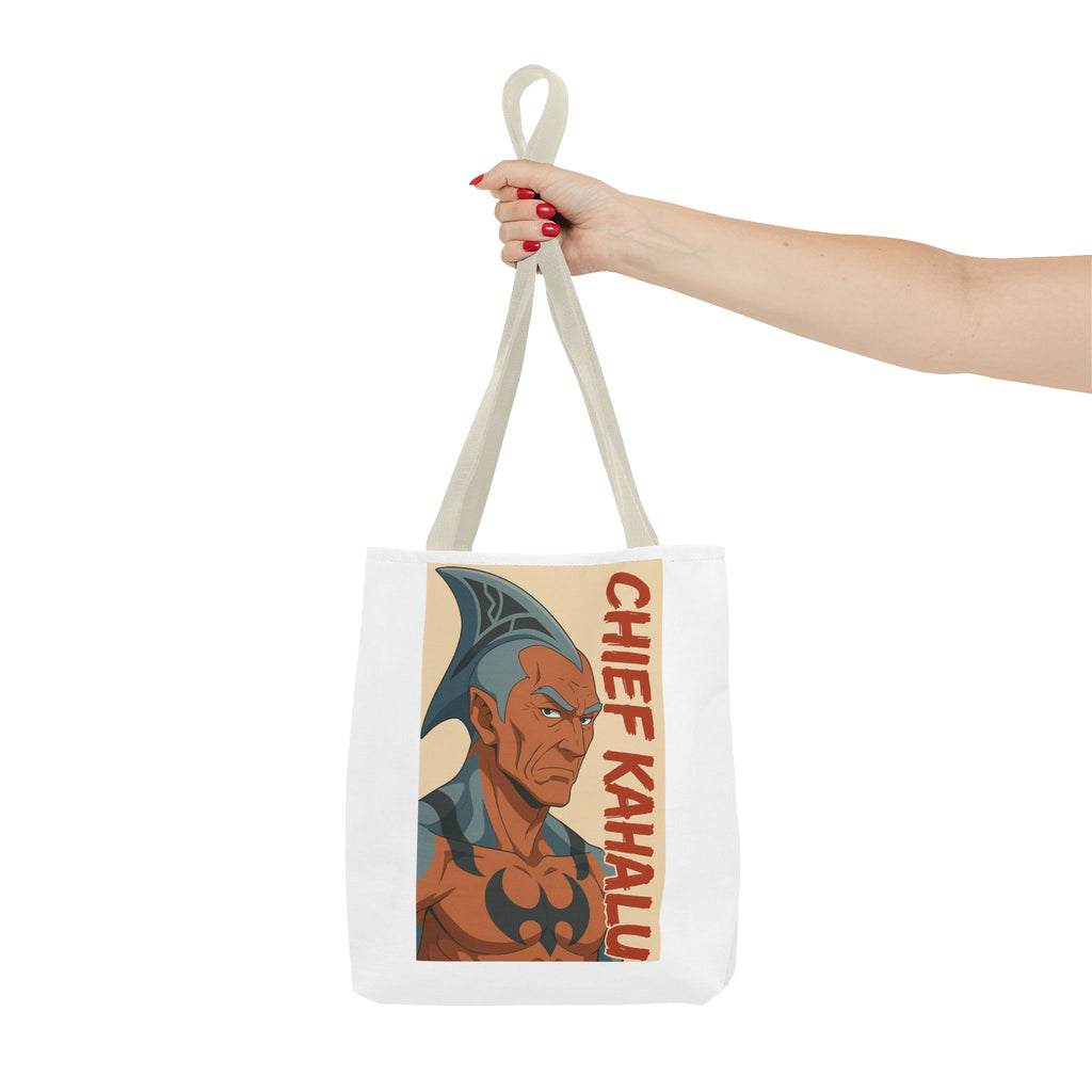 Chief Kahalu Tote Bag - Sci-Fi Book Da Guv Fan Art, Carryall Purse, Shoulder Bag, Literary Gift, Bookworm, Out of This World Tote