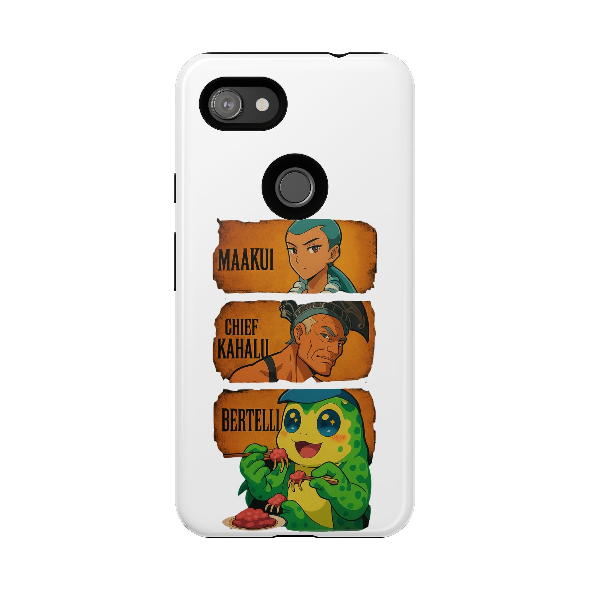 Tough Cases - Anime Phone Case Featuring Maakui, Chief Kahaili, and Bertelli, Great Gift for Fans, Personalized, Trendy, Durable