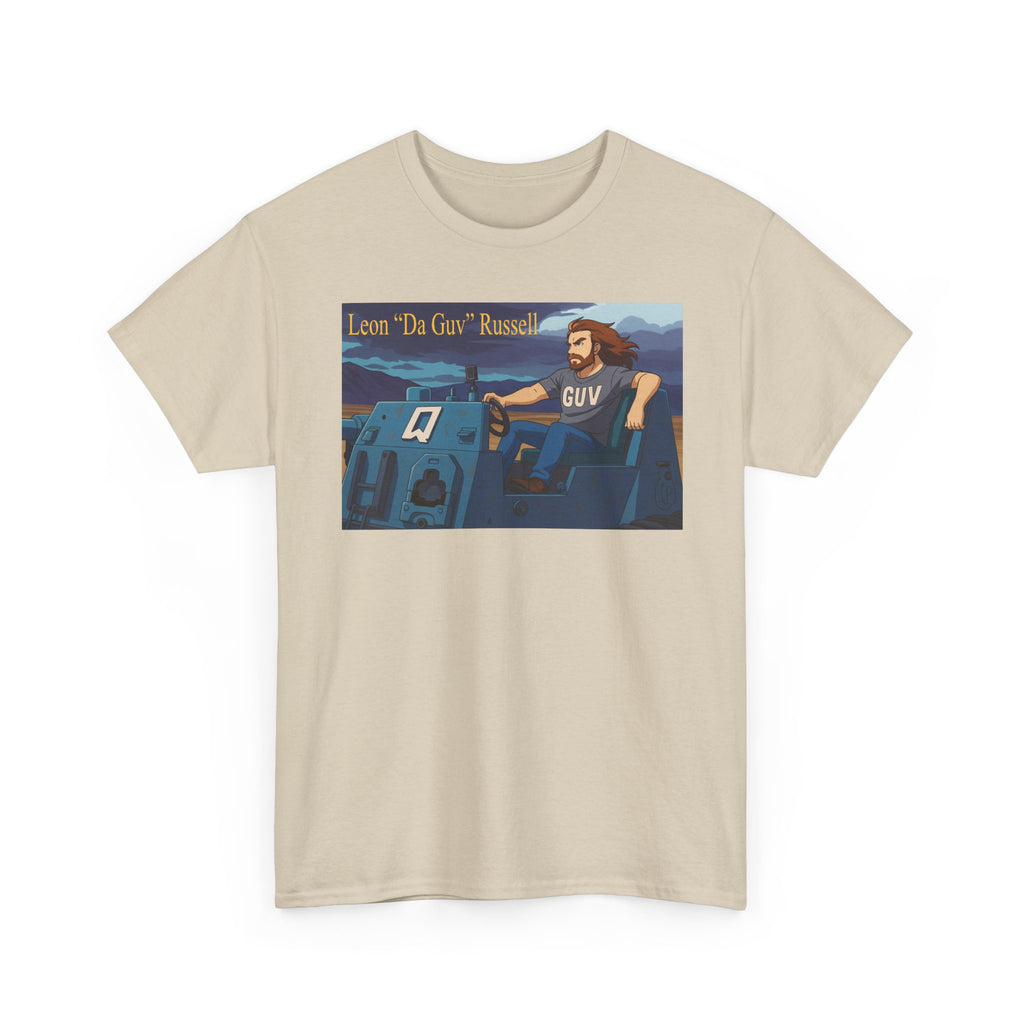 Sci-Fi Tank Driver Unisex Tee, Leon 'Da Guv' Russell, 'Da Guv' Book Fan Apparel, Graphic Tee, Cosplay Shirt, Pop Culture Tee