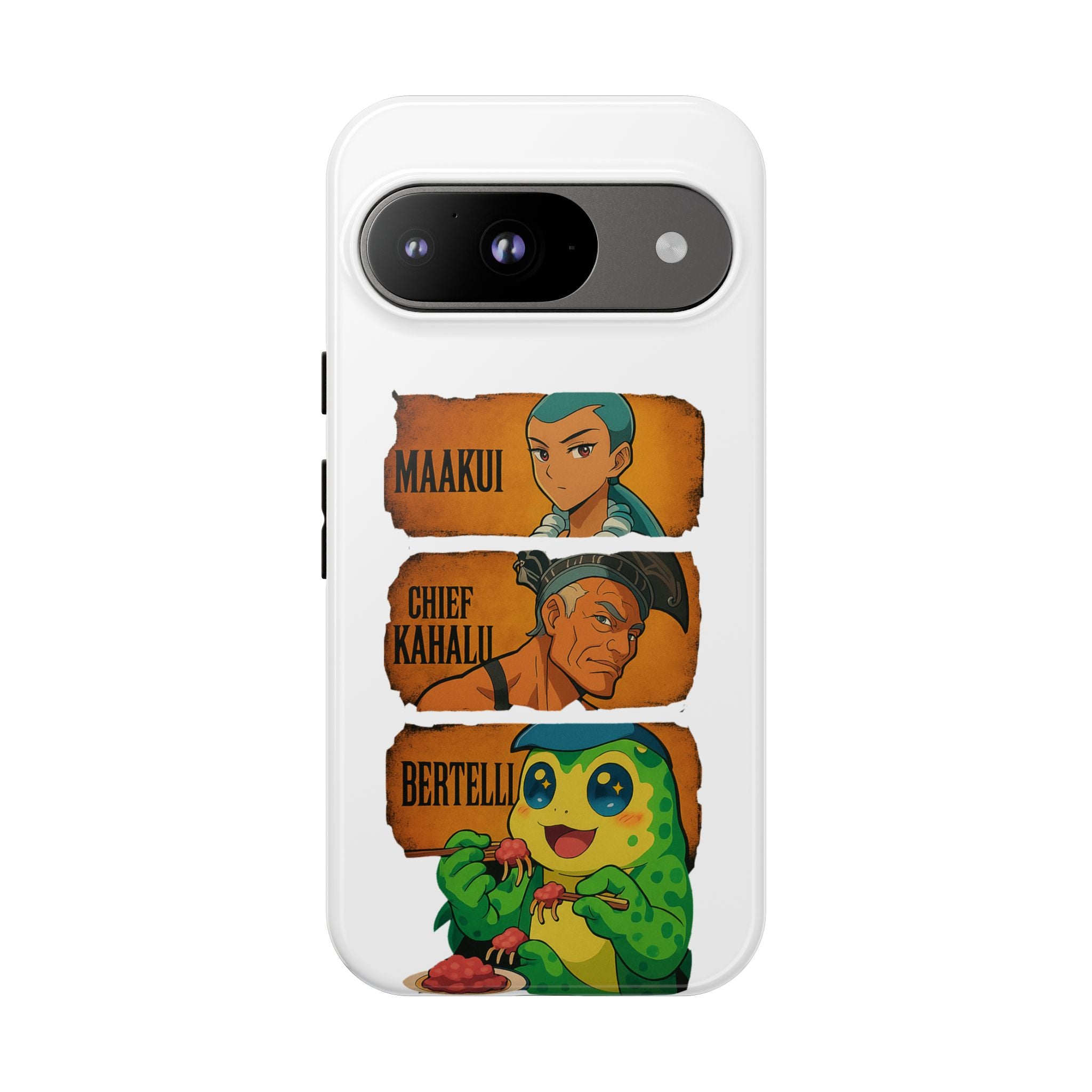 Tough Cases - Anime Phone Case Featuring Maakui, Chief Kahaili, and Bertelli, Great Gift for Fans, Personalized, Trendy, Durable