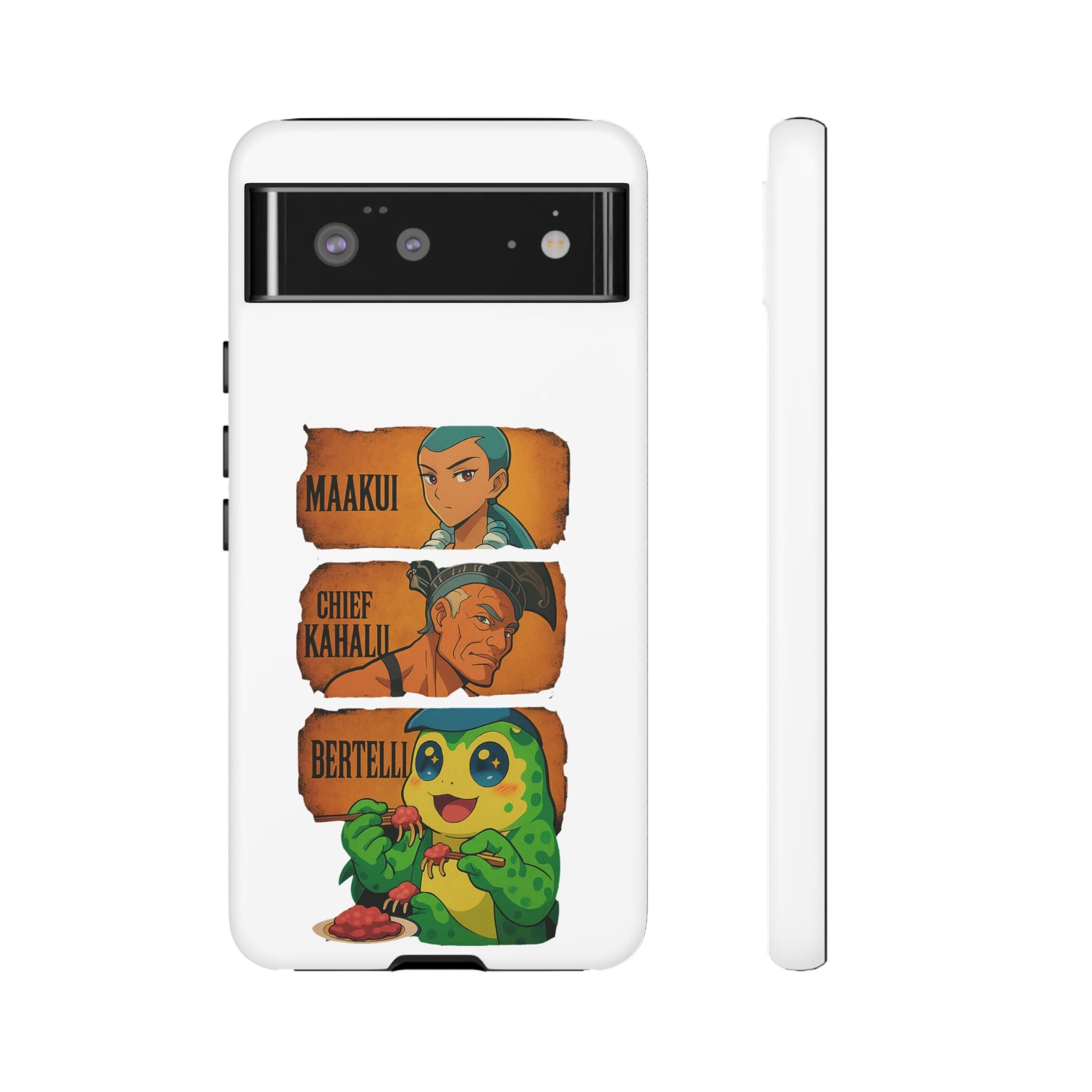 Tough Cases - Anime Phone Case Featuring Maakui, Chief Kahaili, and Bertelli, Great Gift for Fans, Personalized, Trendy, Durable