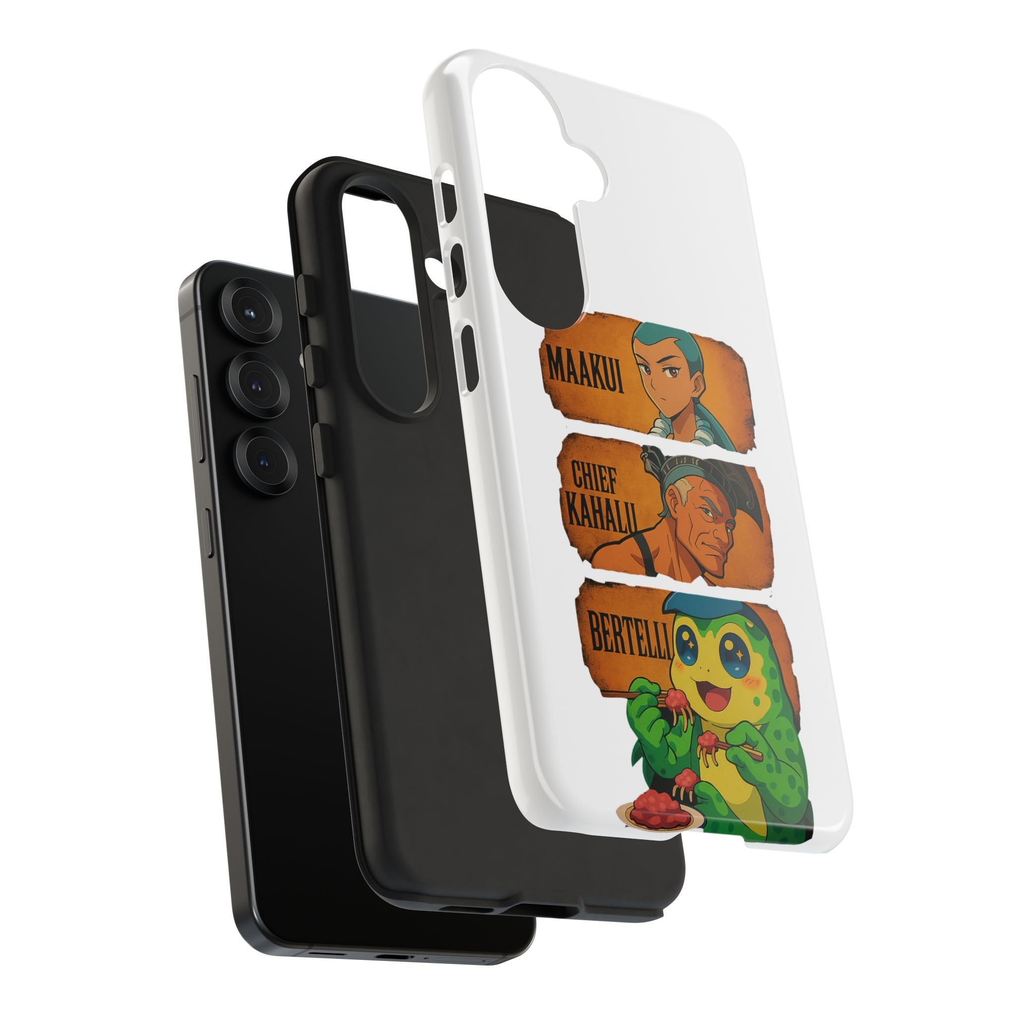 Tough Cases - Anime Phone Case Featuring Maakui, Chief Kahaili, and Bertelli, Great Gift for Fans, Personalized, Trendy, Durable