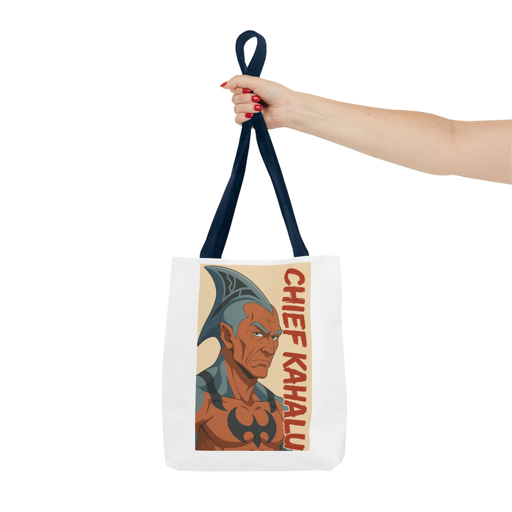 Chief Kahalu Tote Bag - Sci-Fi Book Da Guv Fan Art, Carryall Purse, Shoulder Bag, Literary Gift, Bookworm, Out of This World Tote