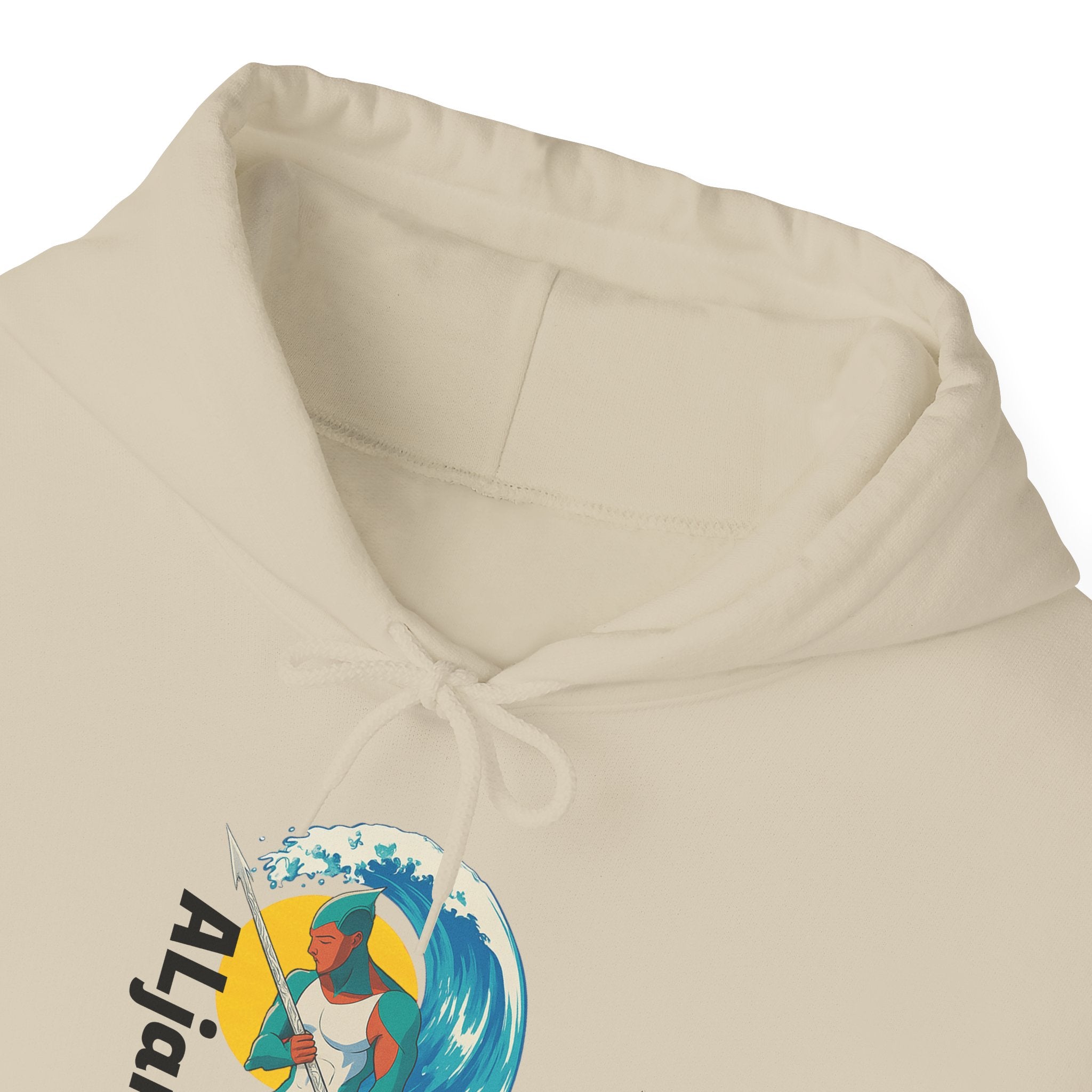 Aljandro Surf Graphic Hoodie — Retro Wave Surfing Design